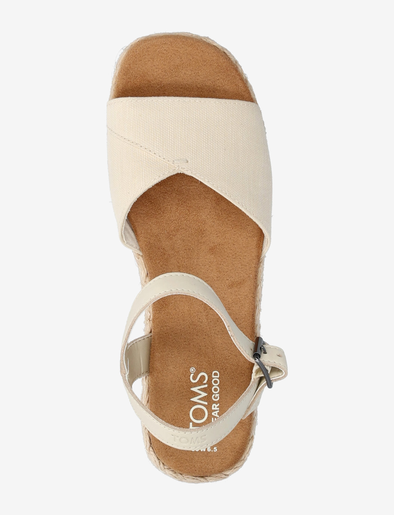 TOMS - ABBY - kontsata sandaalid - natural - 3