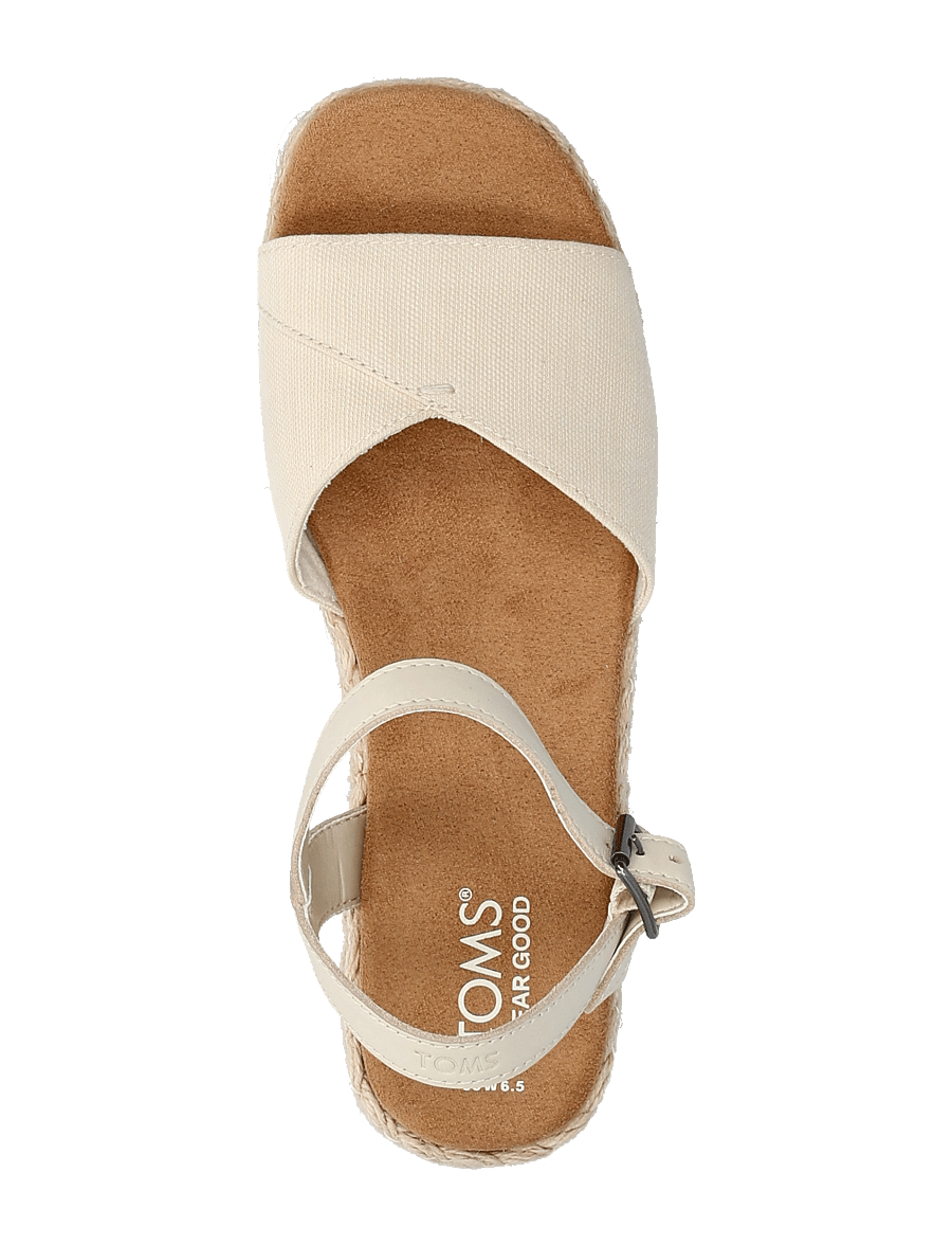 TOMS - ABBY - kontsata sandaalid - natural - 3