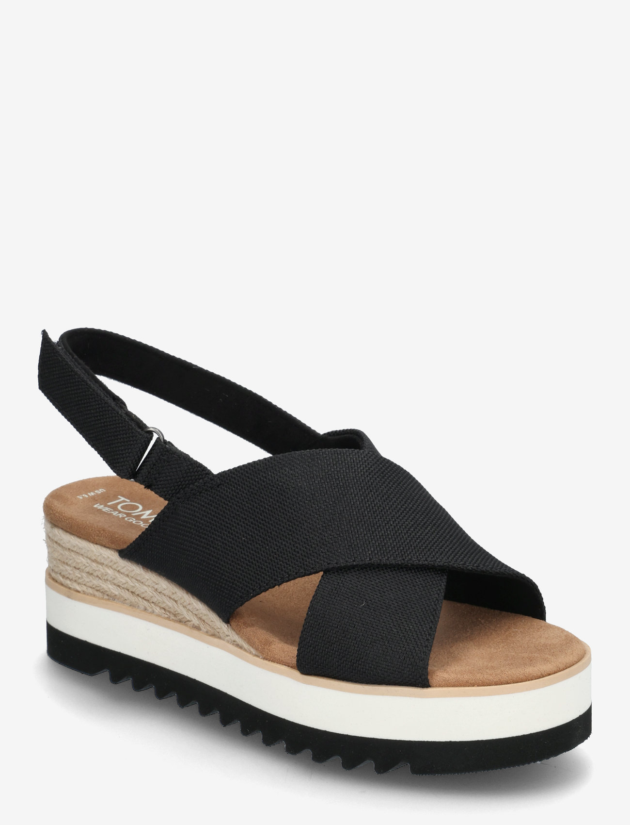 TOMS - Diana Crossover - espadrilles mit absatz - black - 0