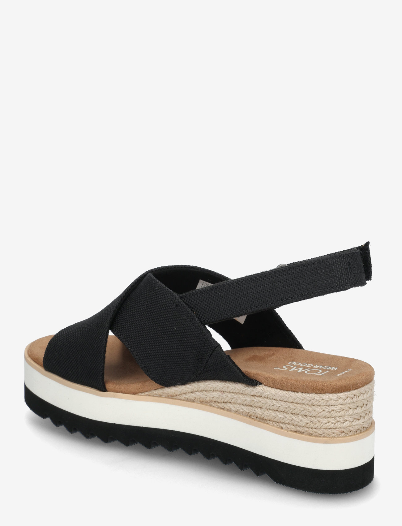 TOMS - Diana Crossover - espadrilles mit absatz - black - 2