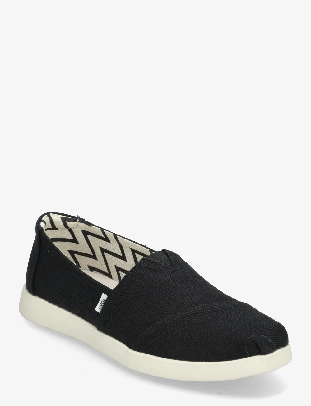 TOMS - ALPARGATA PLUS - slip-on sneakers - blk_wht - 0