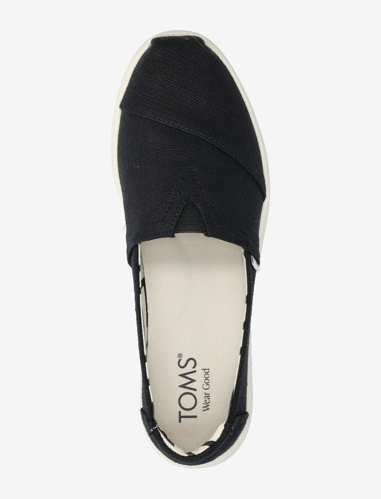 TOMS - ALPARGATA PLUS - slip-on sneakers - blk_wht - 3