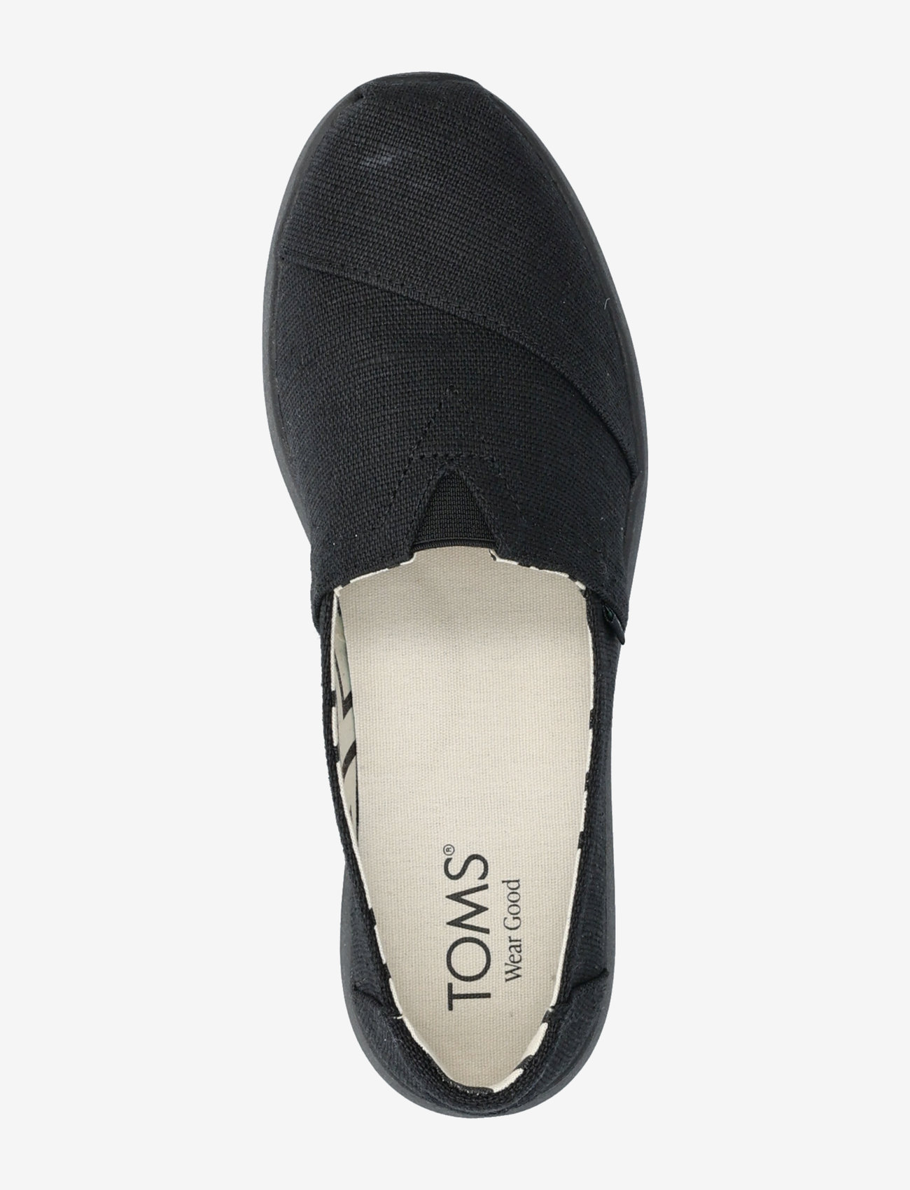 TOMS - ALPARGATA PLUS - slip-on tossud - black - 3