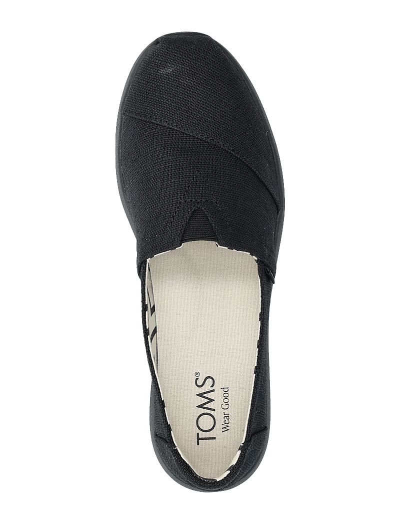TOMS - ALPARGATA PLUS - slip-on sneakers - black - 3