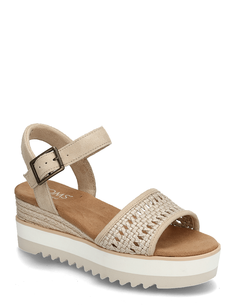 TOMS - DIANA - platformsandaler - gold - 0