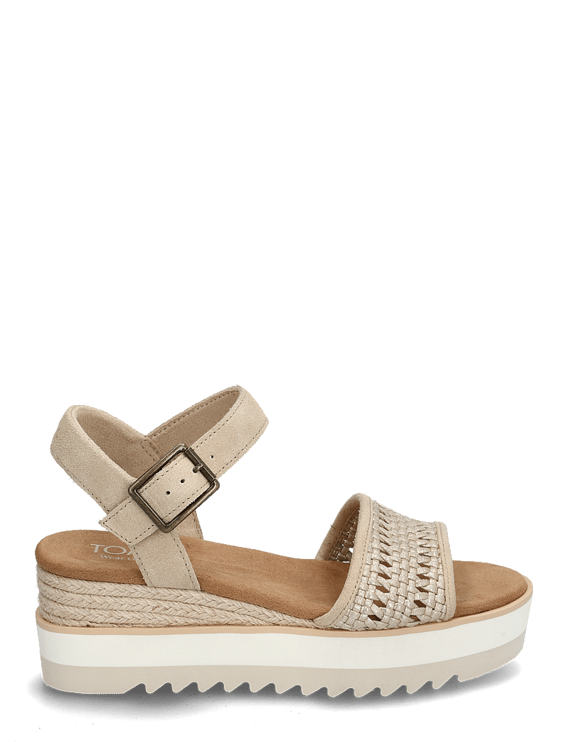 TOMS - DIANA - platformsandaler - gold - 1