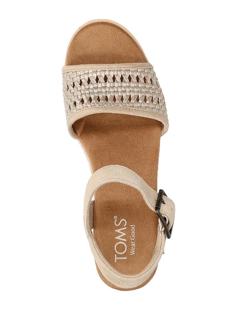 TOMS - DIANA - platformsandaler - gold - 3