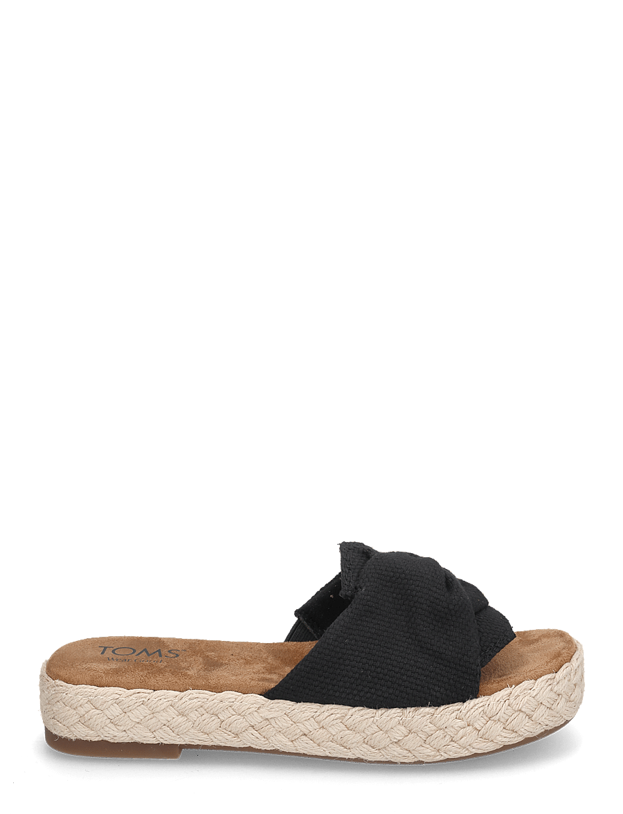 TOMS - ABBY SLIDE - flat sandals - black - 1