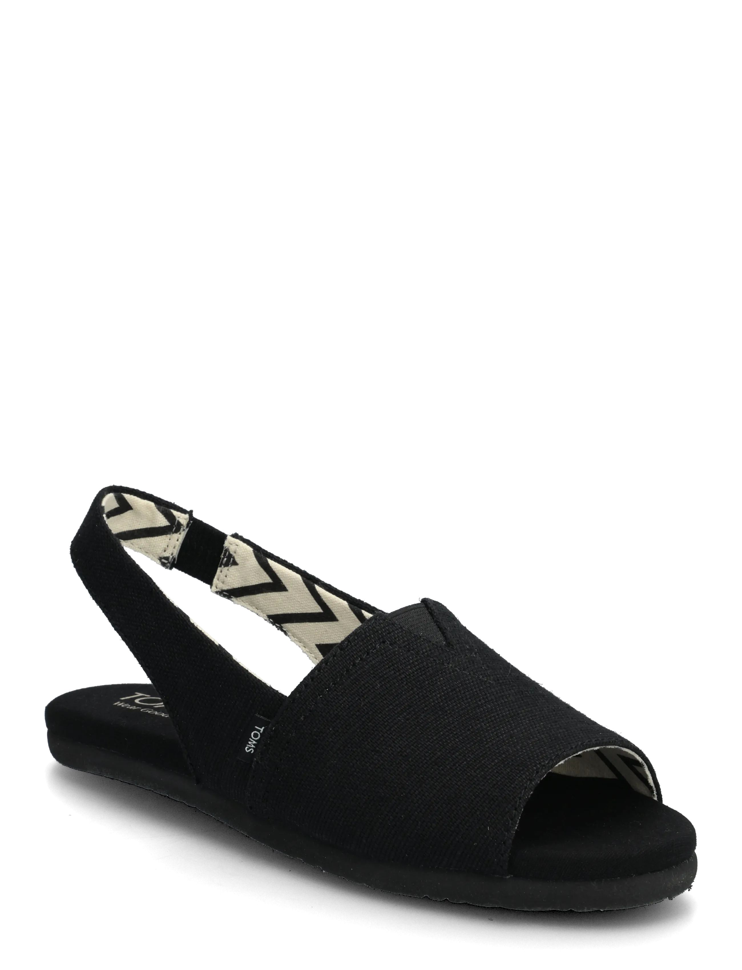 TOMS Alpargata Slingback Schwarz - 38 - Damen