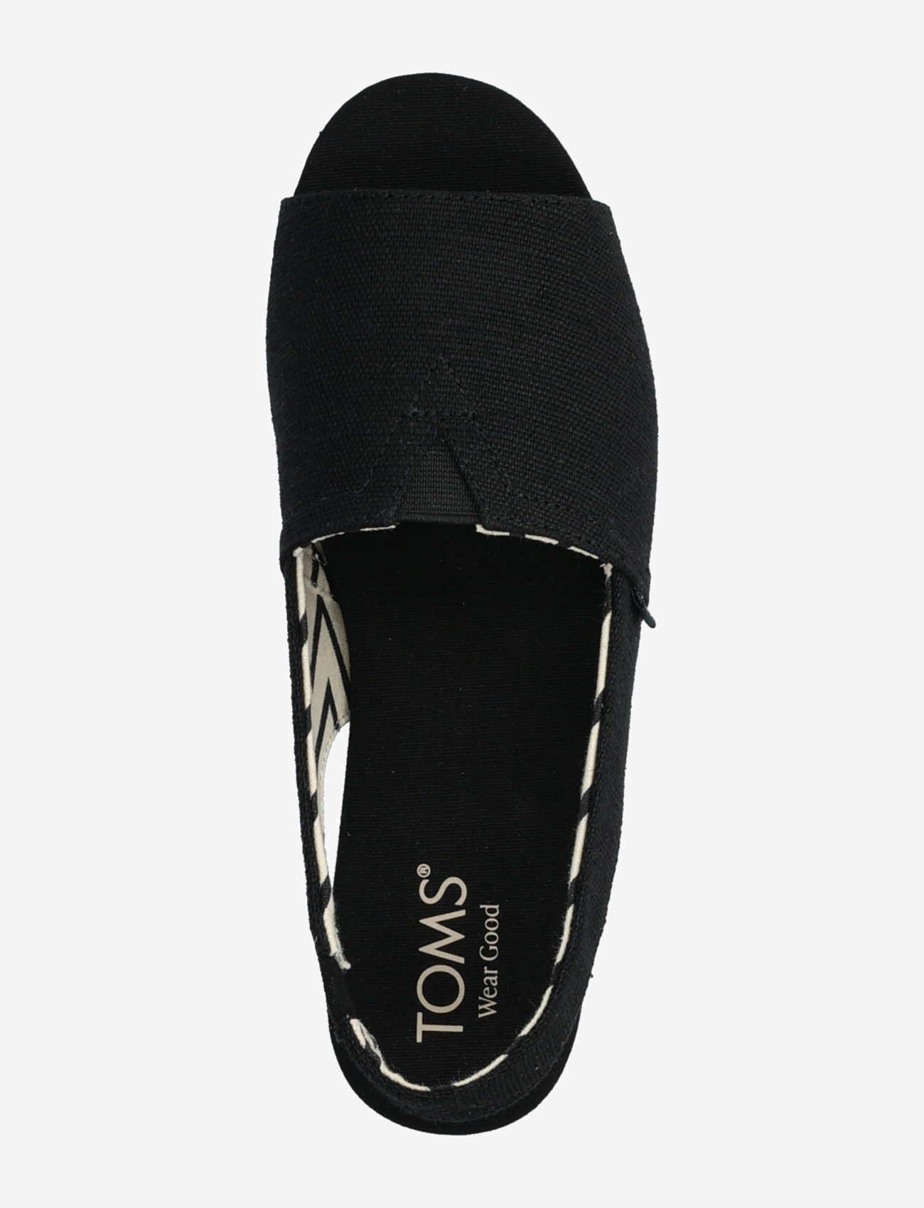 TOMS - ALPARGATA SLINGBACK - platta slingbacks - black - 3