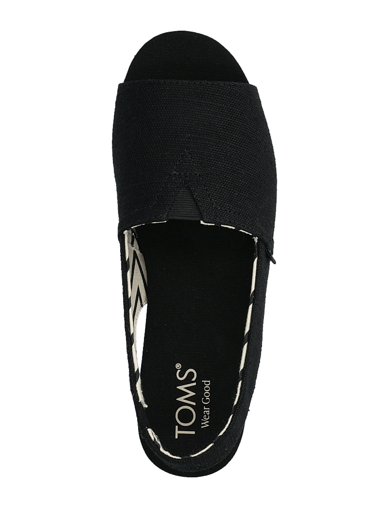 TOMS - ALPARGATA SLINGBACK - platta slingbacks - black - 3