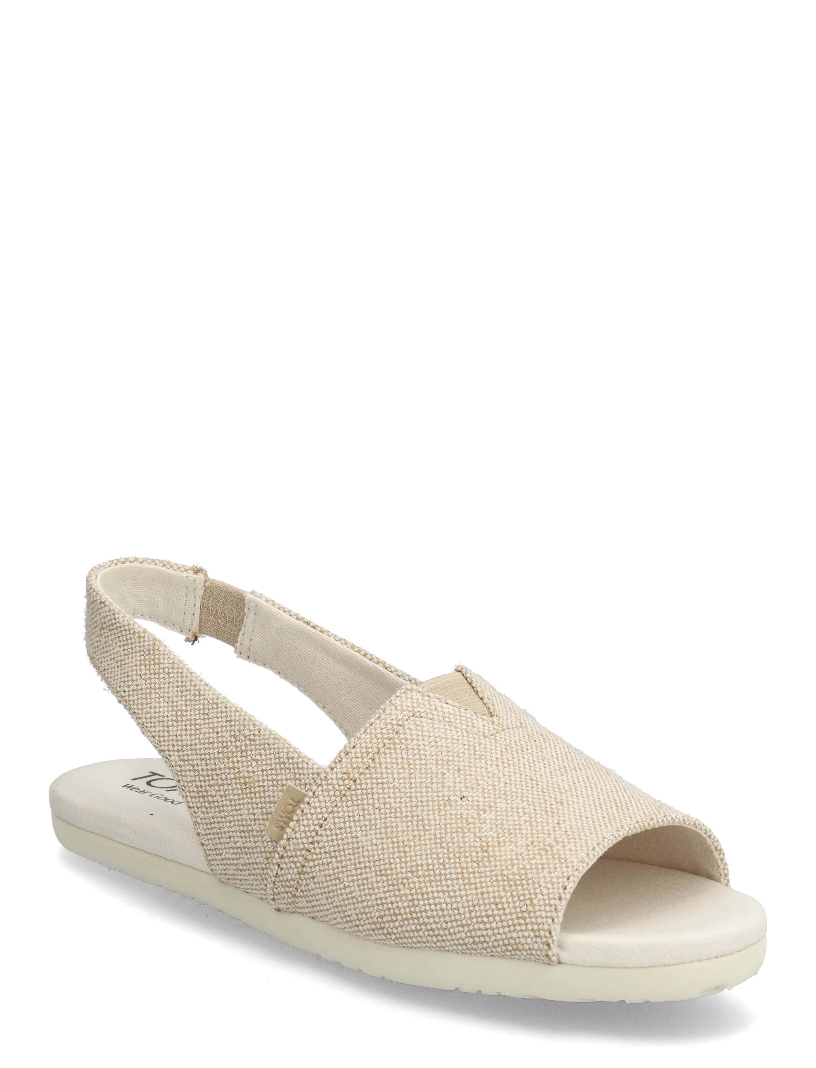 TOMS Alpargata Slingback, Kvinder, Alpargata Slingback Sandal, Beige, Str: 41