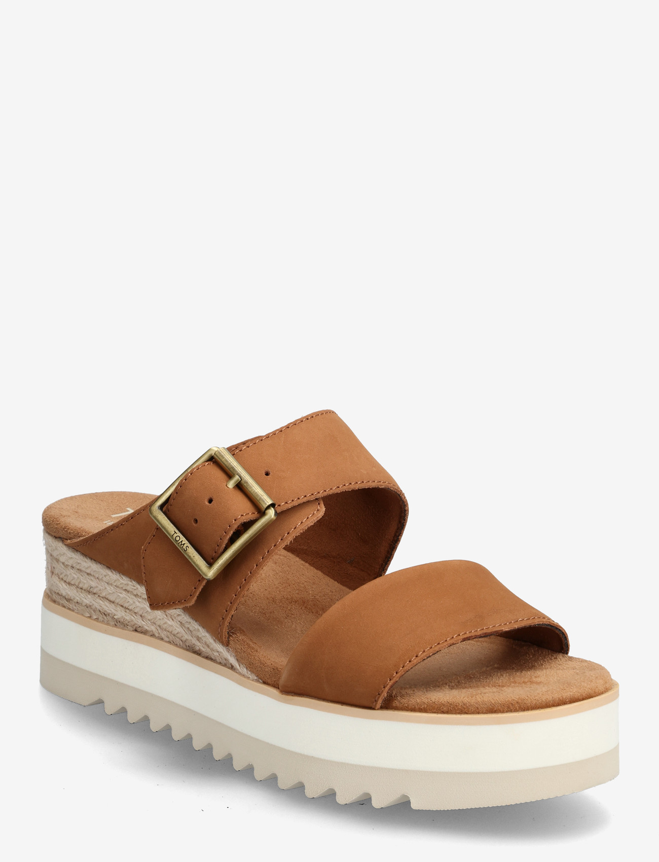 TOMS - DIANA MULE BUCKLE - mules med klack - medium brown - 0