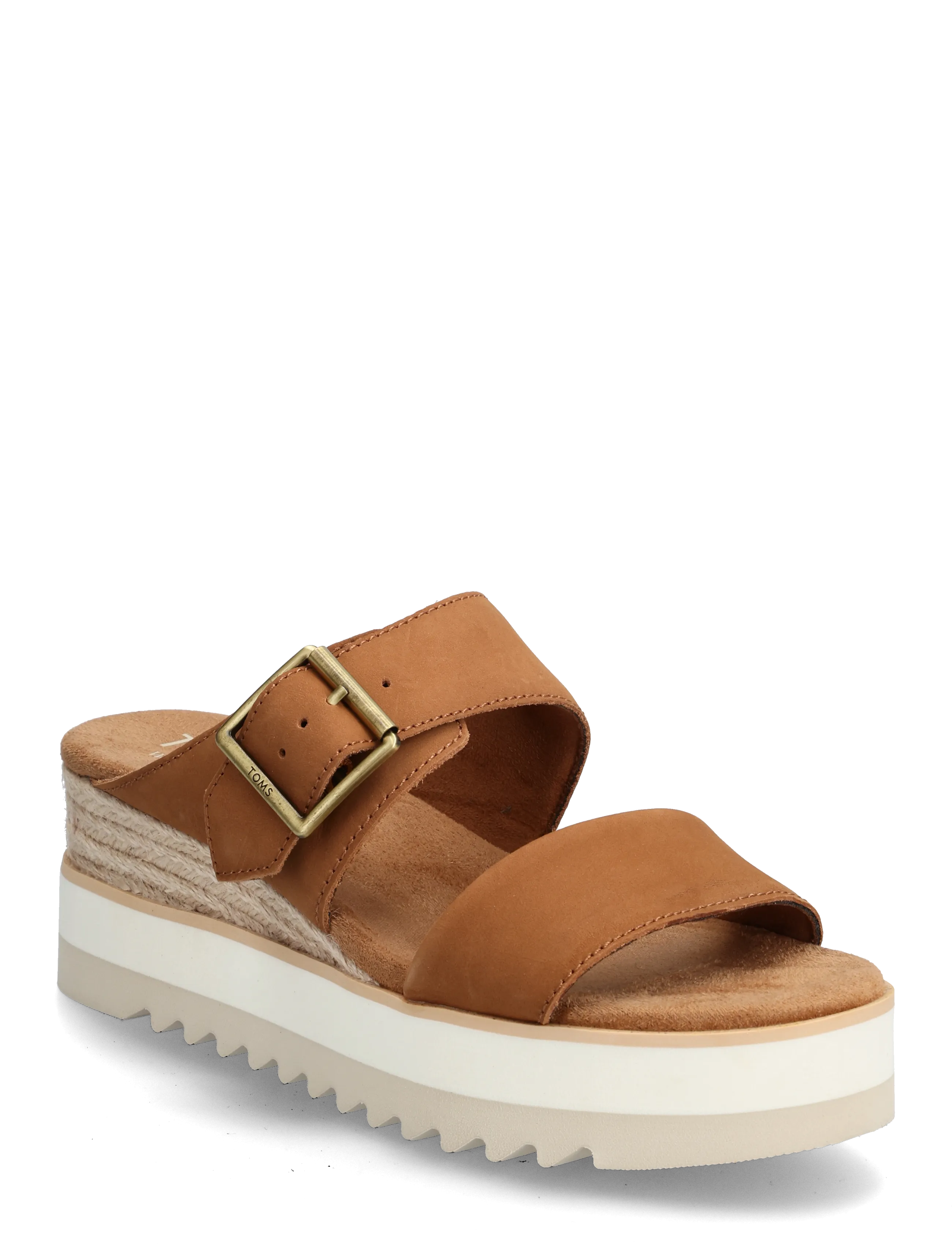 TOMS DIANA MULE BUCKLE - Mules & Slipins - MEDIUM BROWN / brown