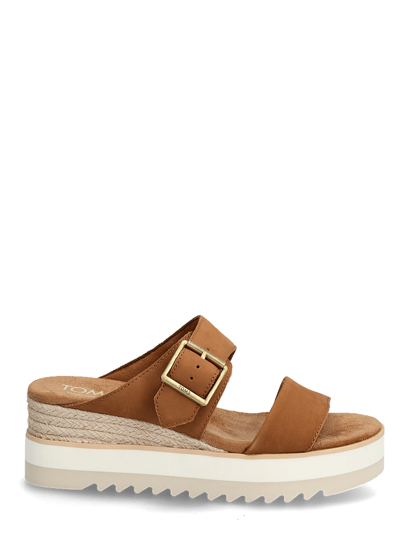 TOMS - DIANA MULE BUCKLE - mules med klack - medium brown - 1