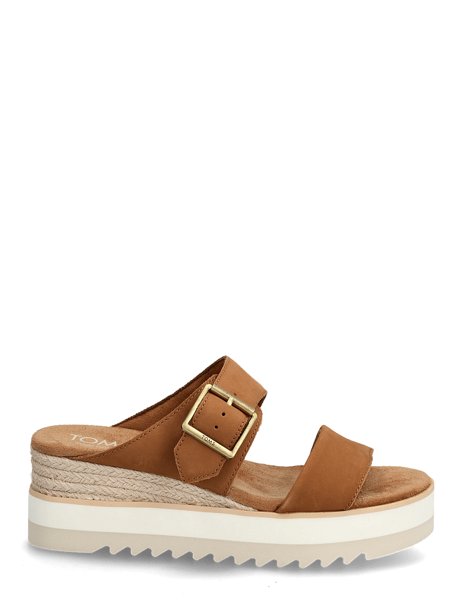 TOMS - DIANA MULE BUCKLE - heeled mules - medium brown - 1