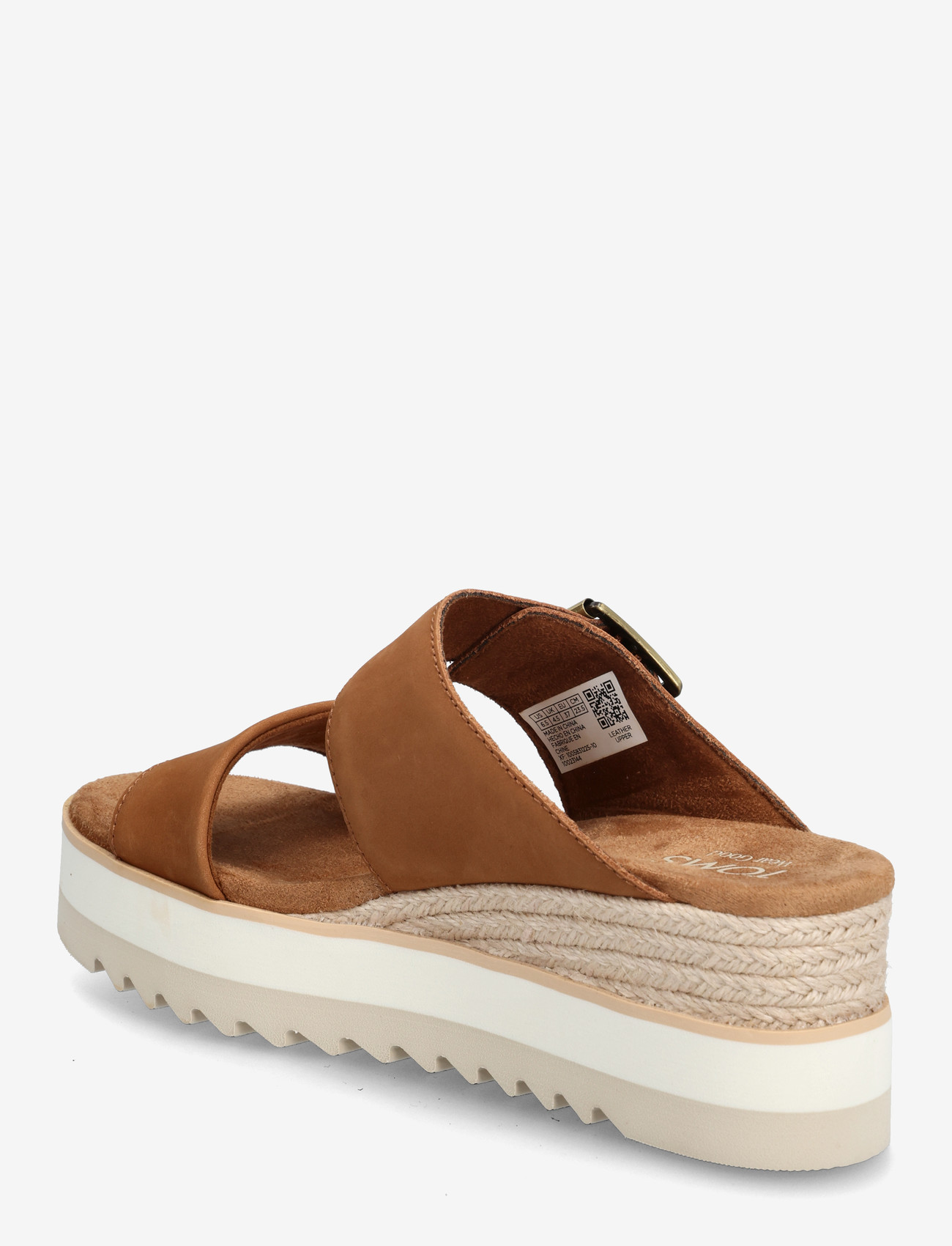 TOMS - DIANA MULE BUCKLE - mules med klack - medium brown - 2