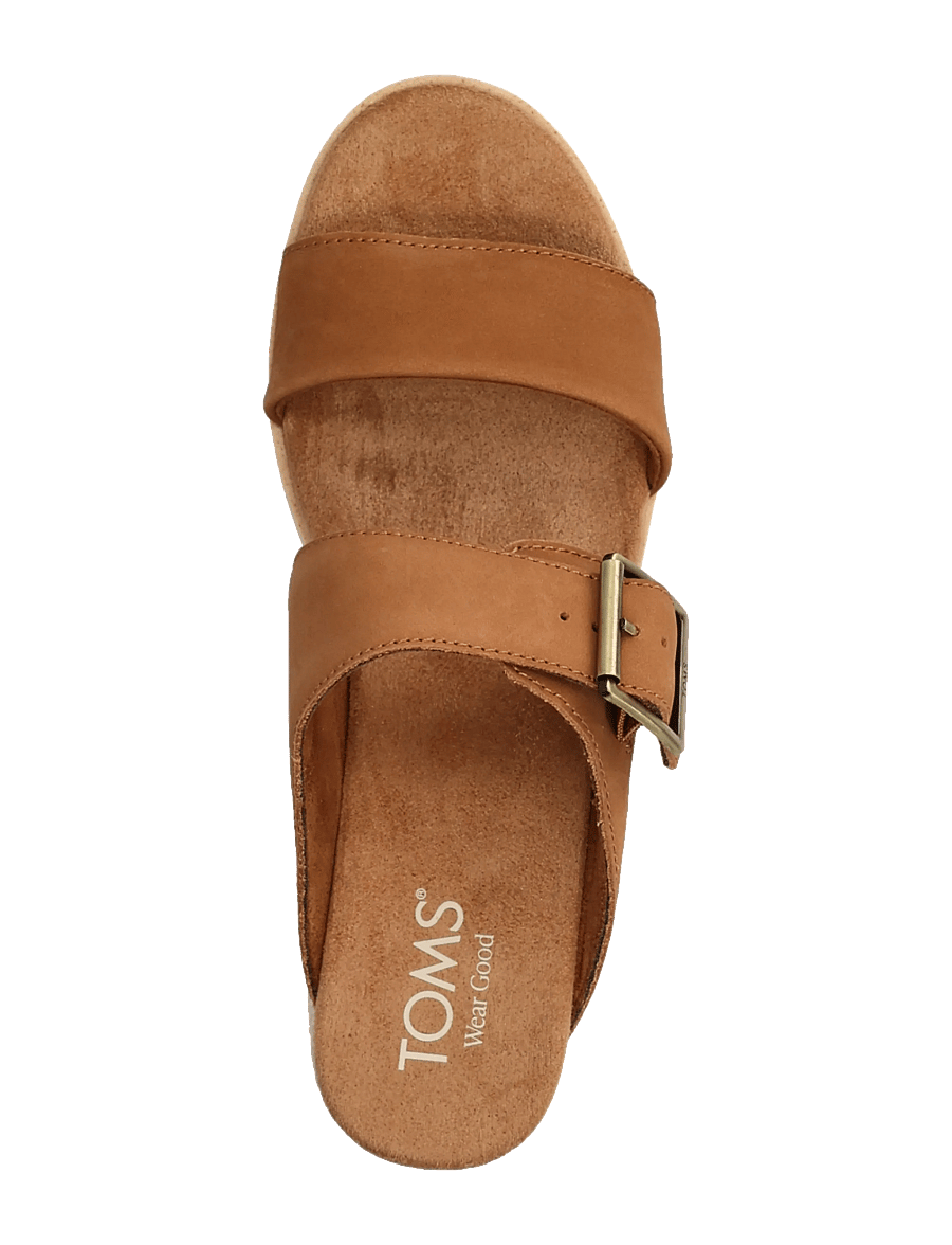 TOMS - DIANA MULE BUCKLE - heeled mules - medium brown - 3