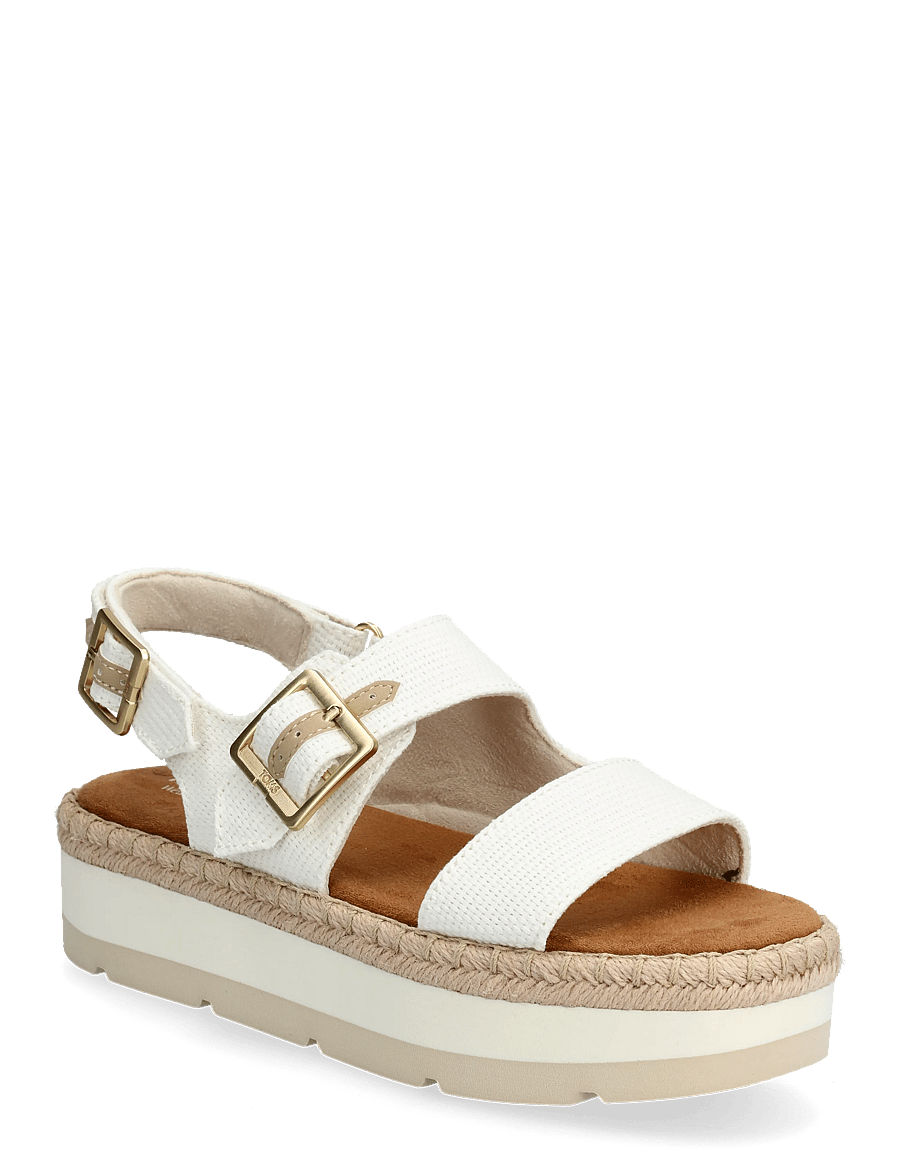TOMS - GIANA - platvorm sandaalid - white - 0