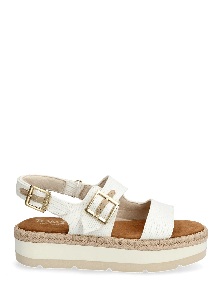 TOMS - GIANA - platvorm sandaalid - white - 1