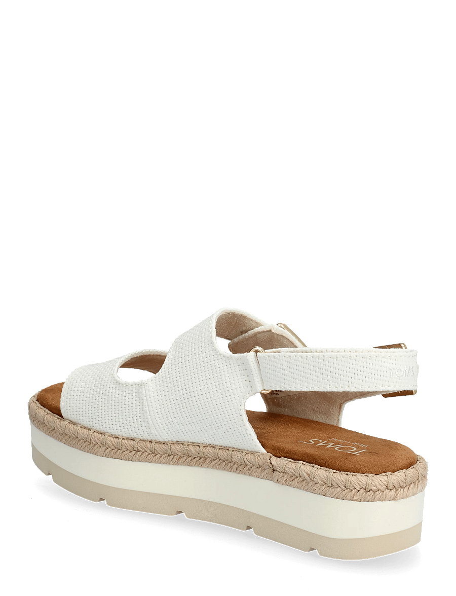 TOMS - GIANA - platvorm sandaalid - white - 2