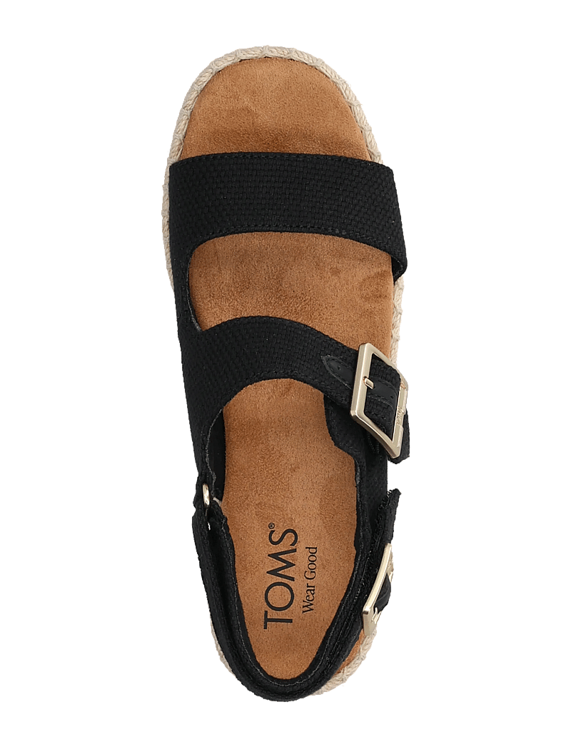 TOMS - GIANA - platformsandaler - black - 3