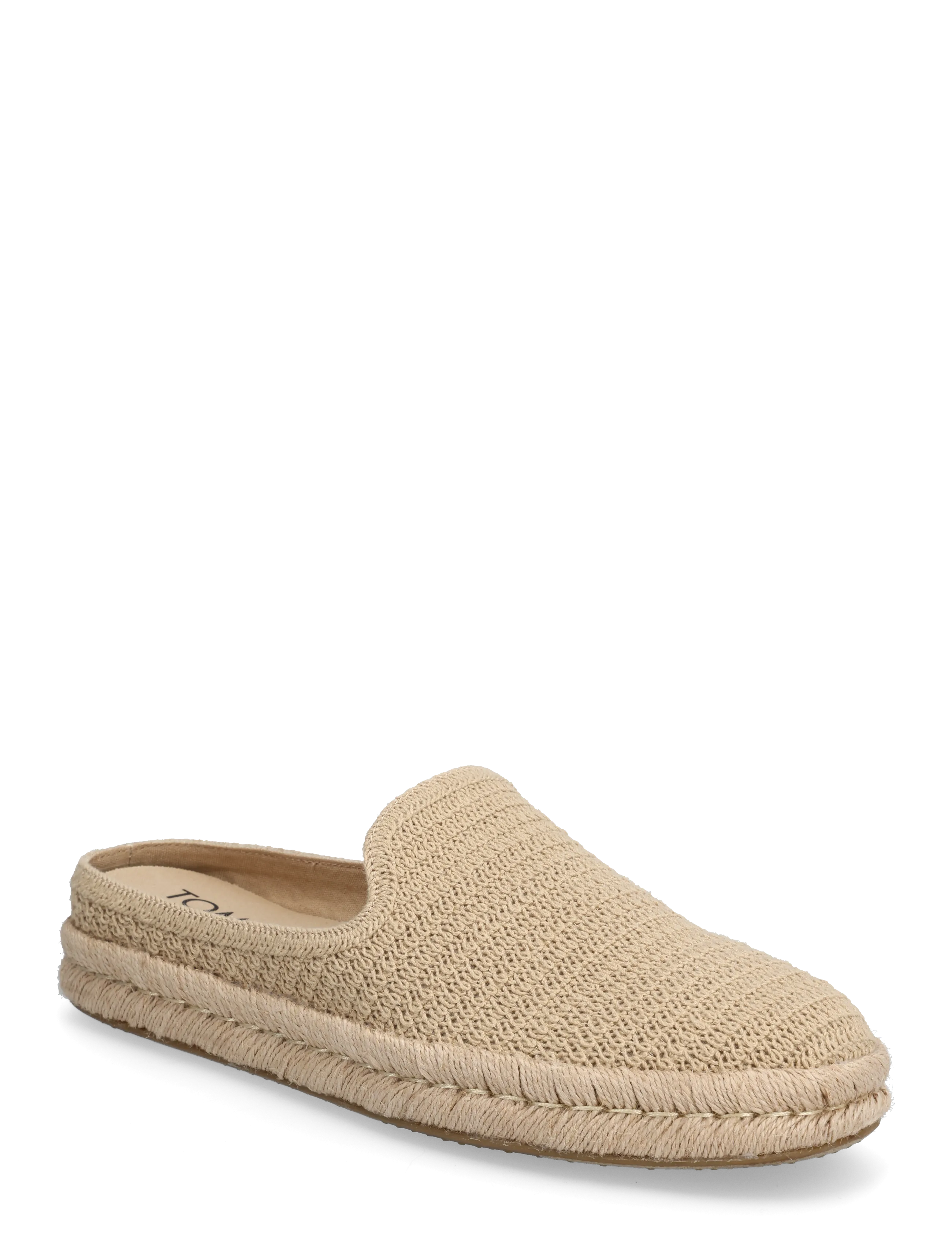 TOMS Santiago Mule, Mænd, Vævet Espadrille Mule, Beige, Str: 40.5