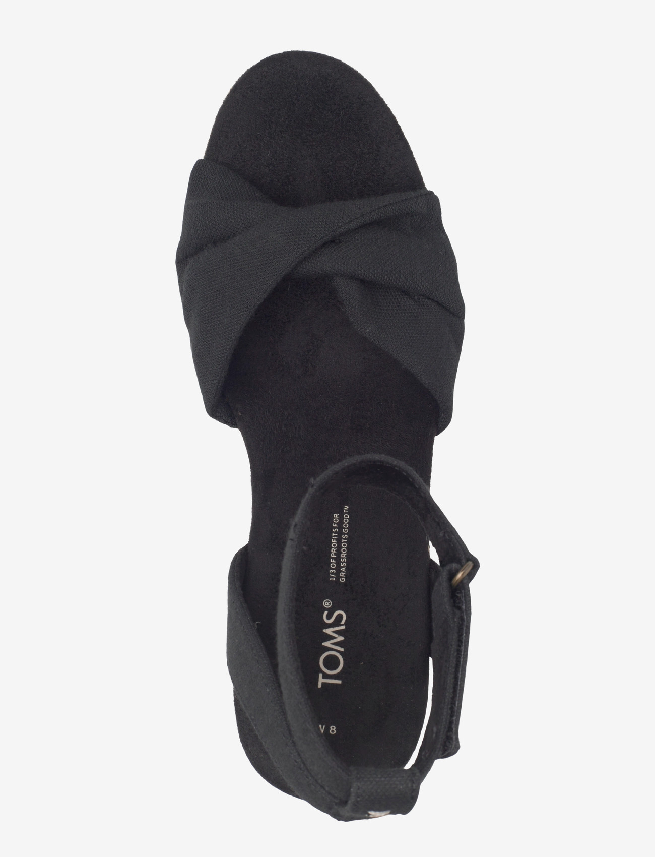 TOMS - Marisela - højhælede espadrillos - black - 3