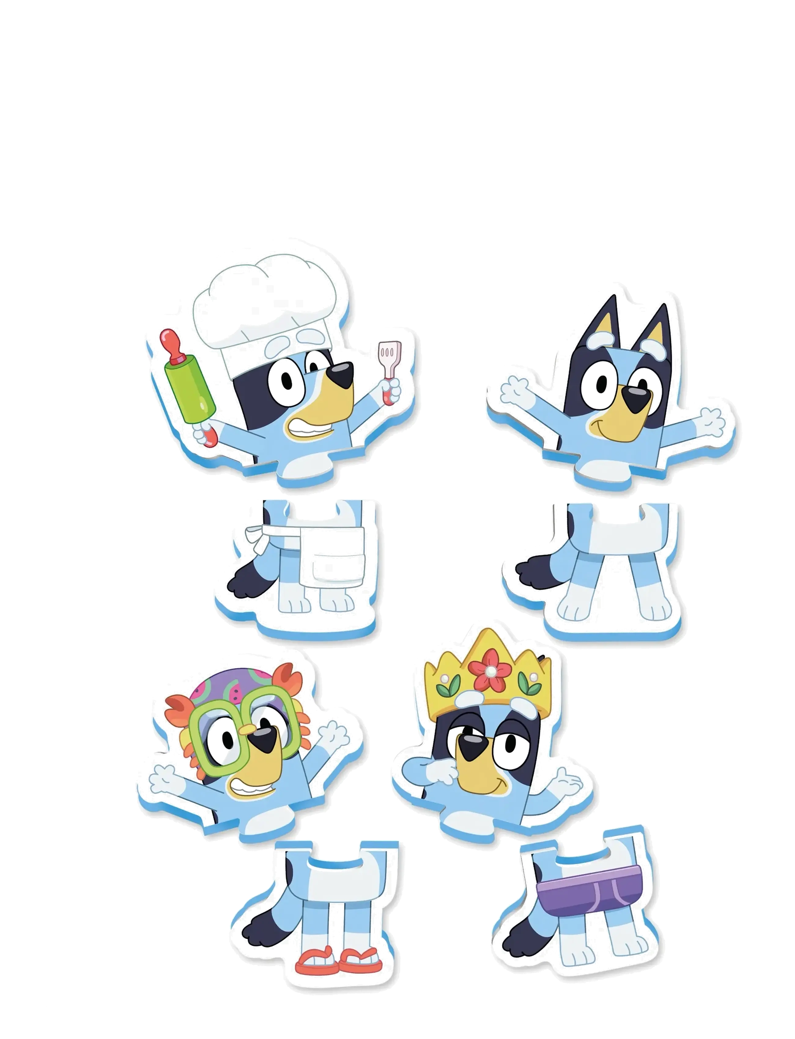 TOMY - Toomies Bluey Bath Puzzle - badleksaker - muti - 1