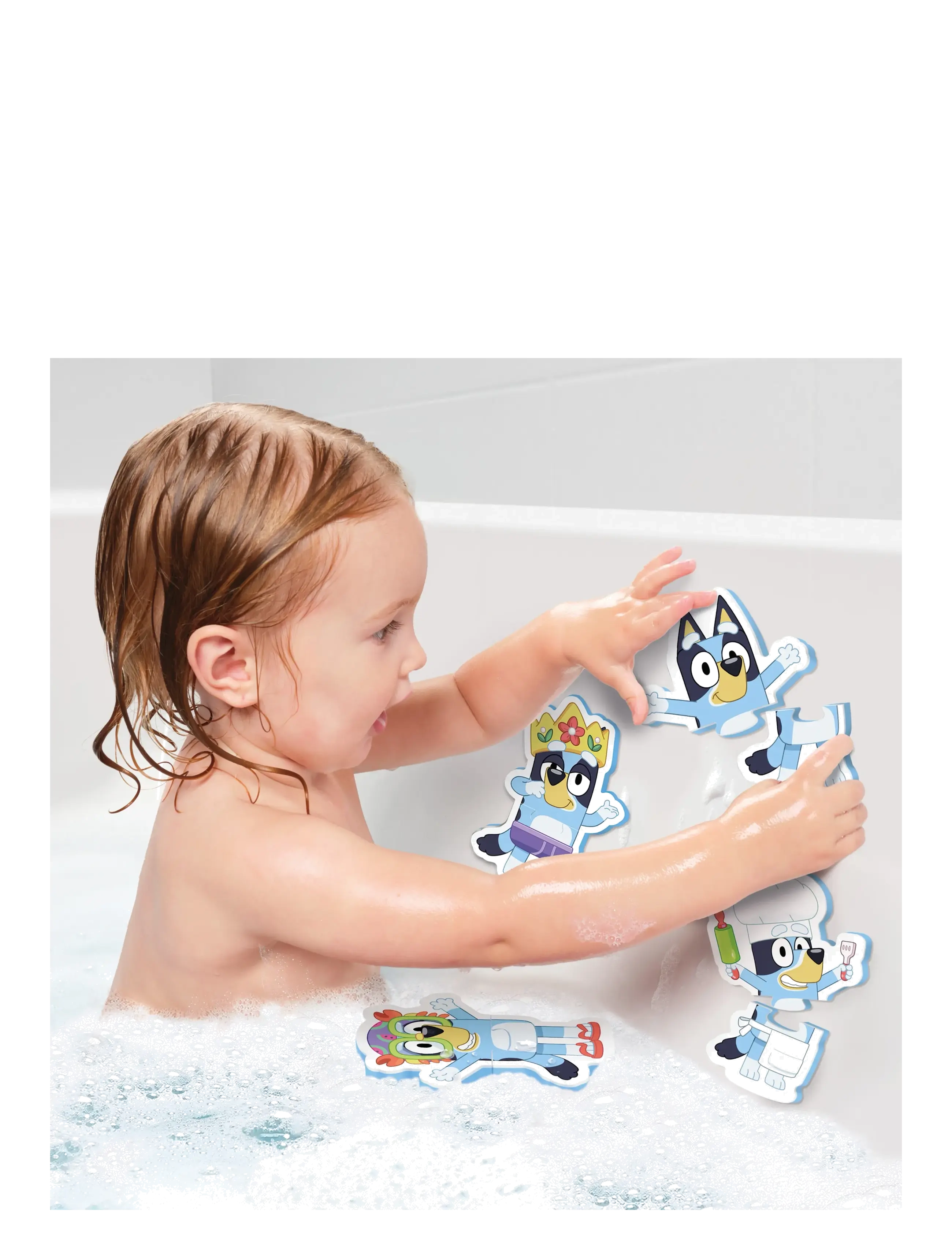 TOMY - Toomies Bluey Bath Puzzle - badleksaker - muti - 2