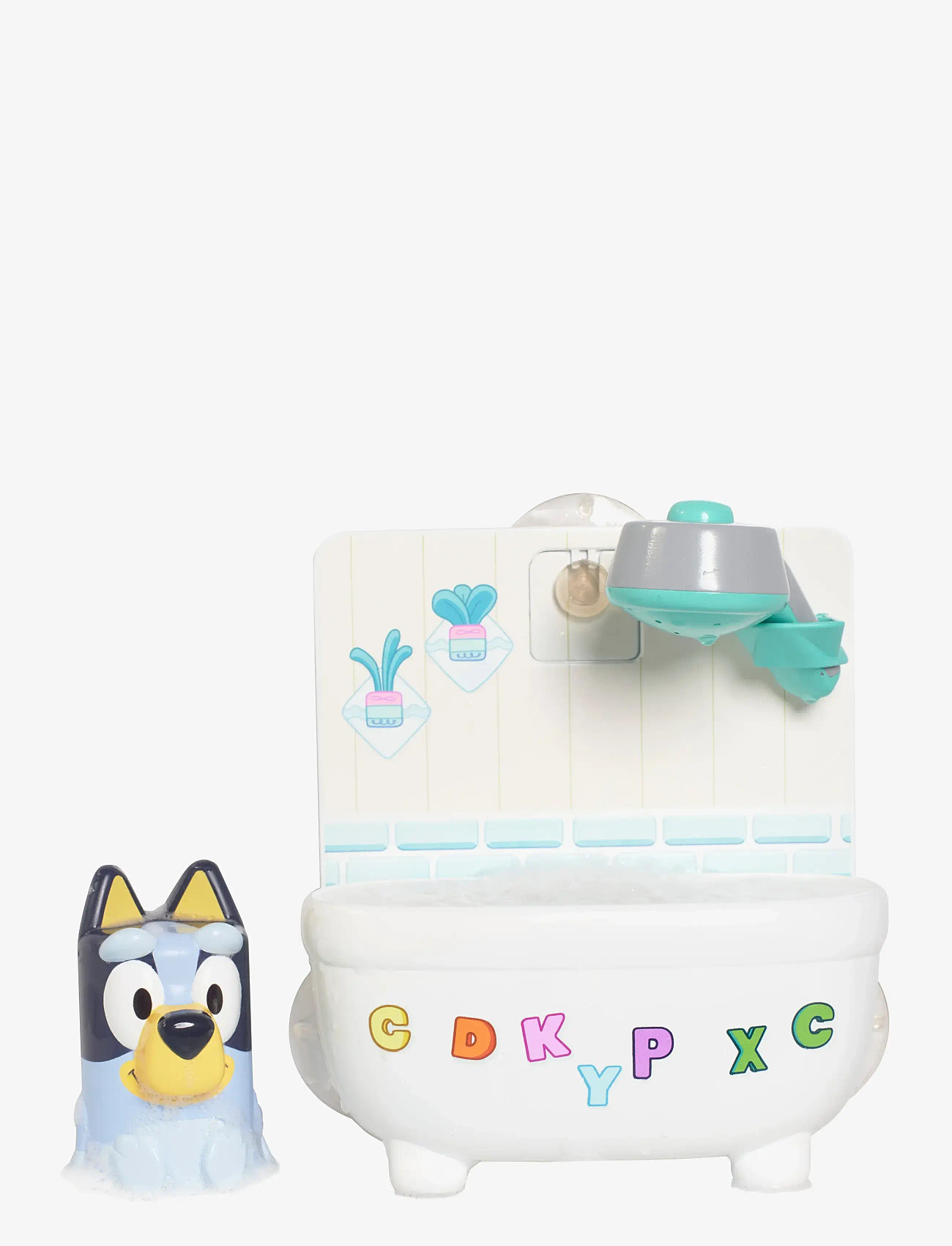 TOMY - Toomies Bluey's Shower & Scrub - badelegetøj - muti - 1