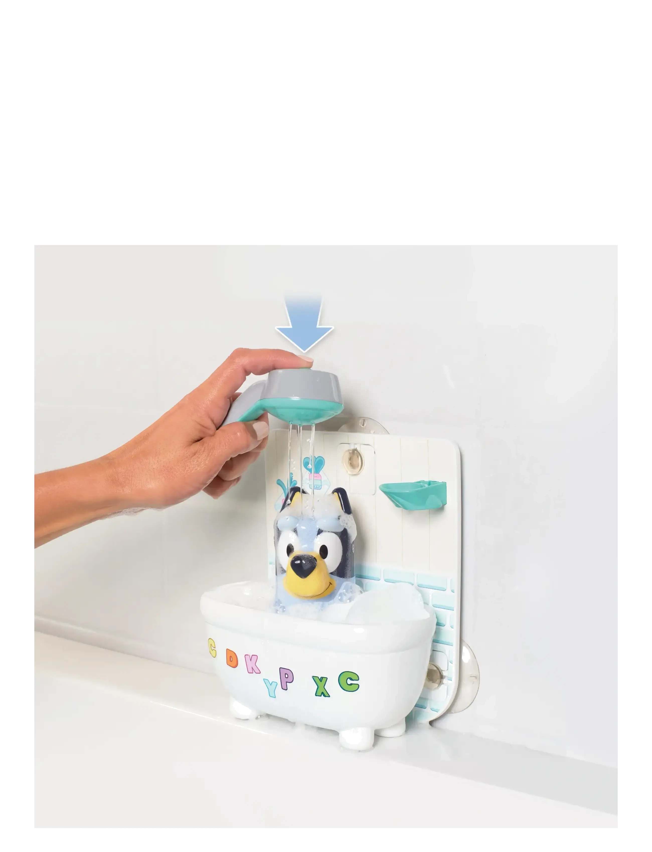 TOMY - Toomies Bluey's Shower & Scrub - baðtími - muti - 4