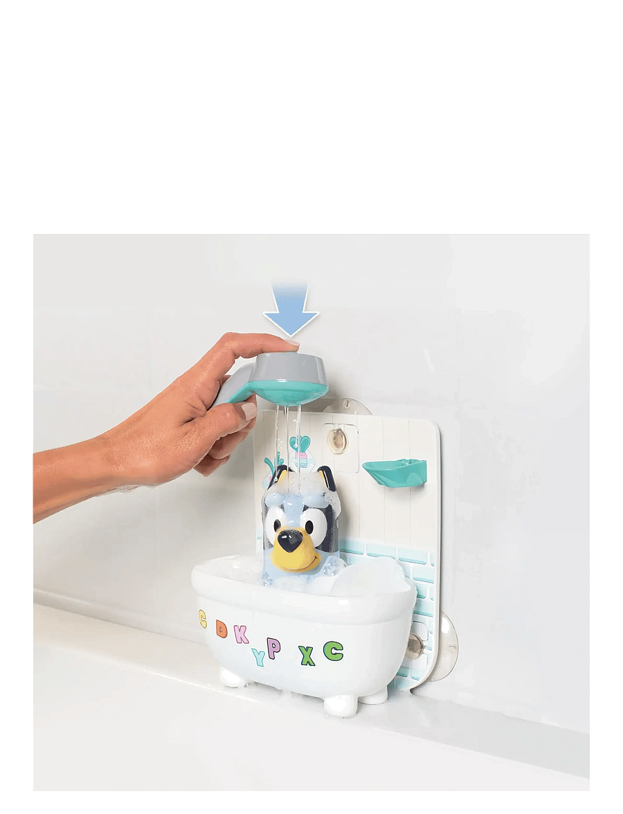 TOMY - Toomies Bluey's Shower & Scrub - baðtími - muti - 4