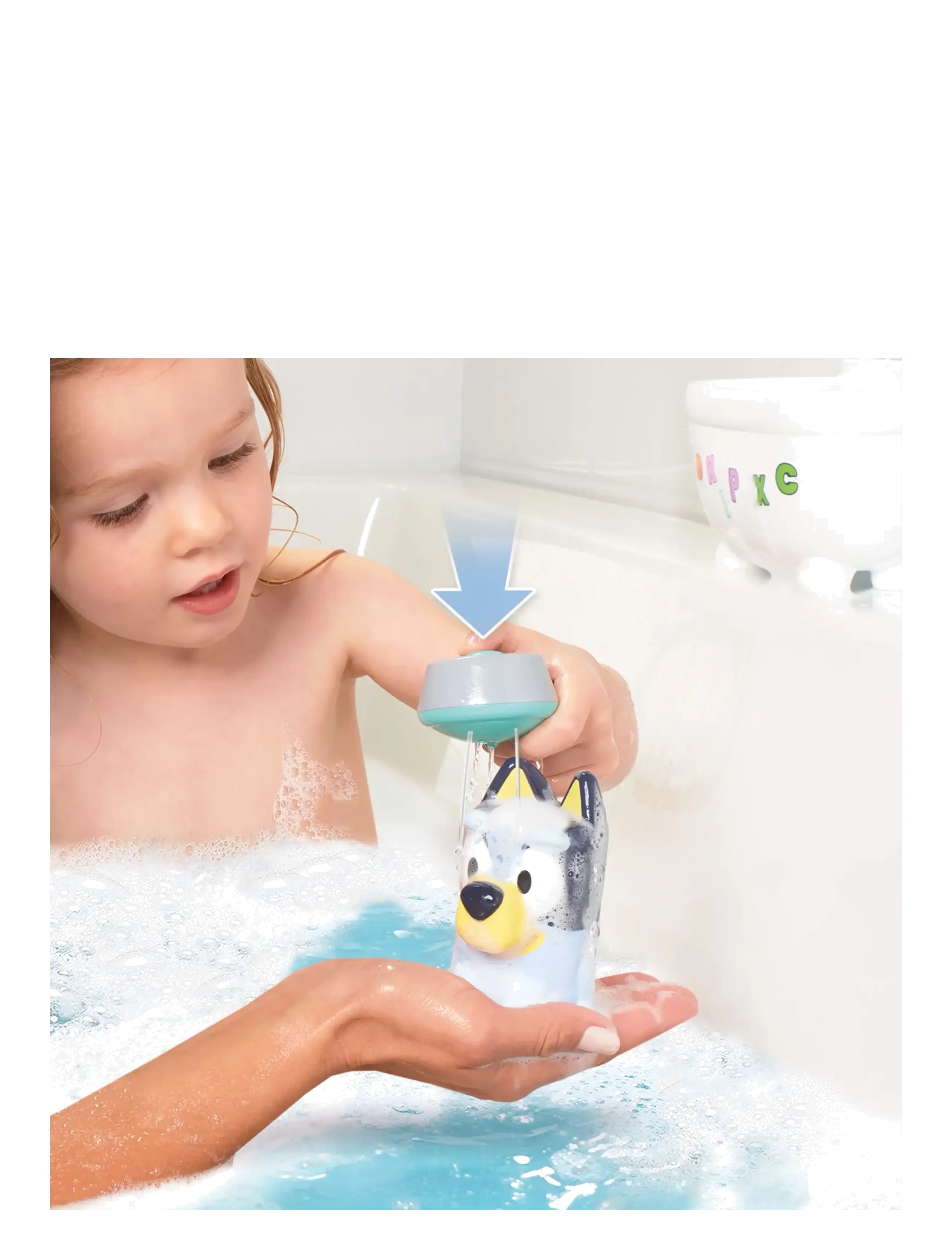 TOMY - Toomies Bluey's Shower & Scrub - baðtími - muti - 5