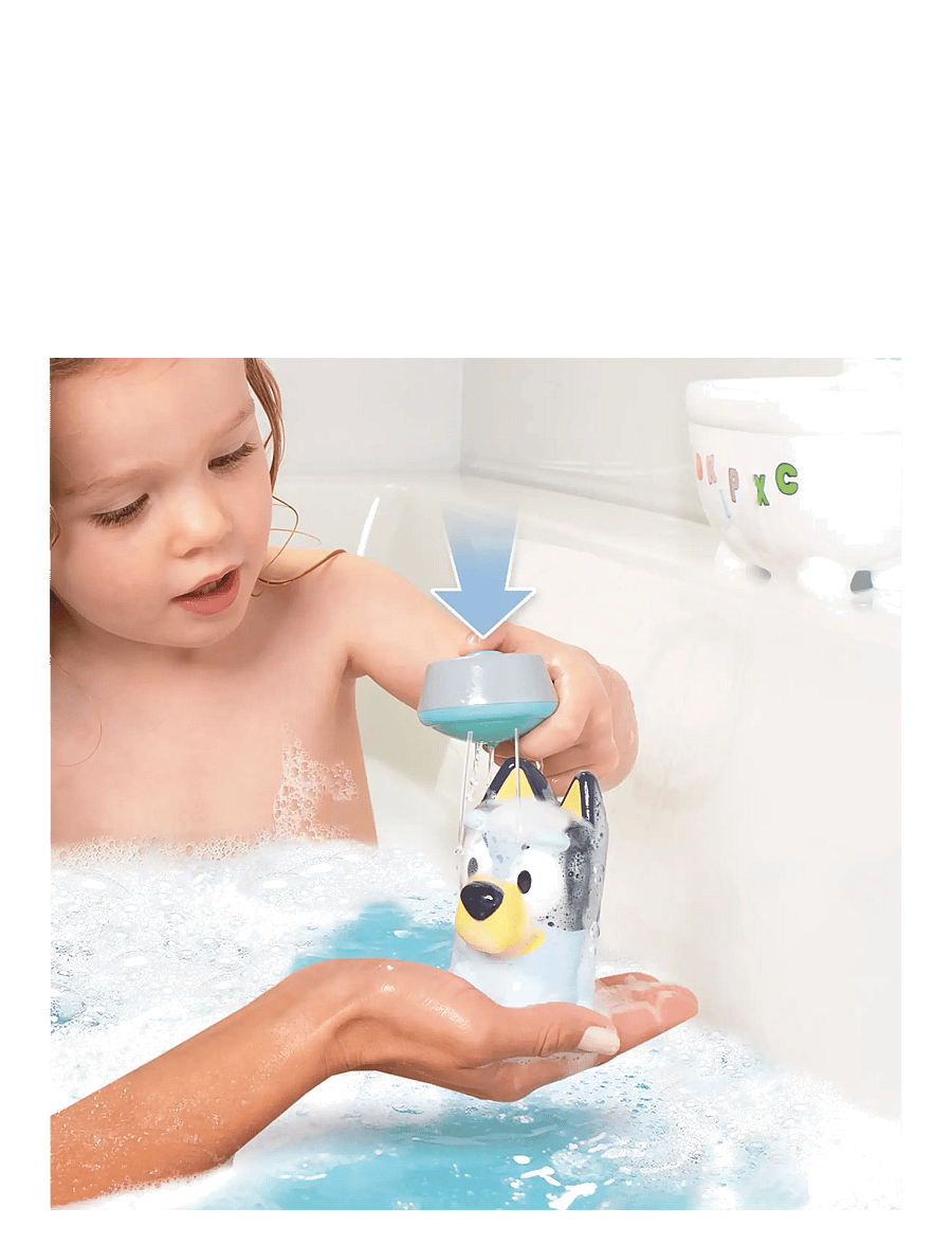 TOMY - Toomies Bluey's Shower & Scrub - baðtími - muti - 5