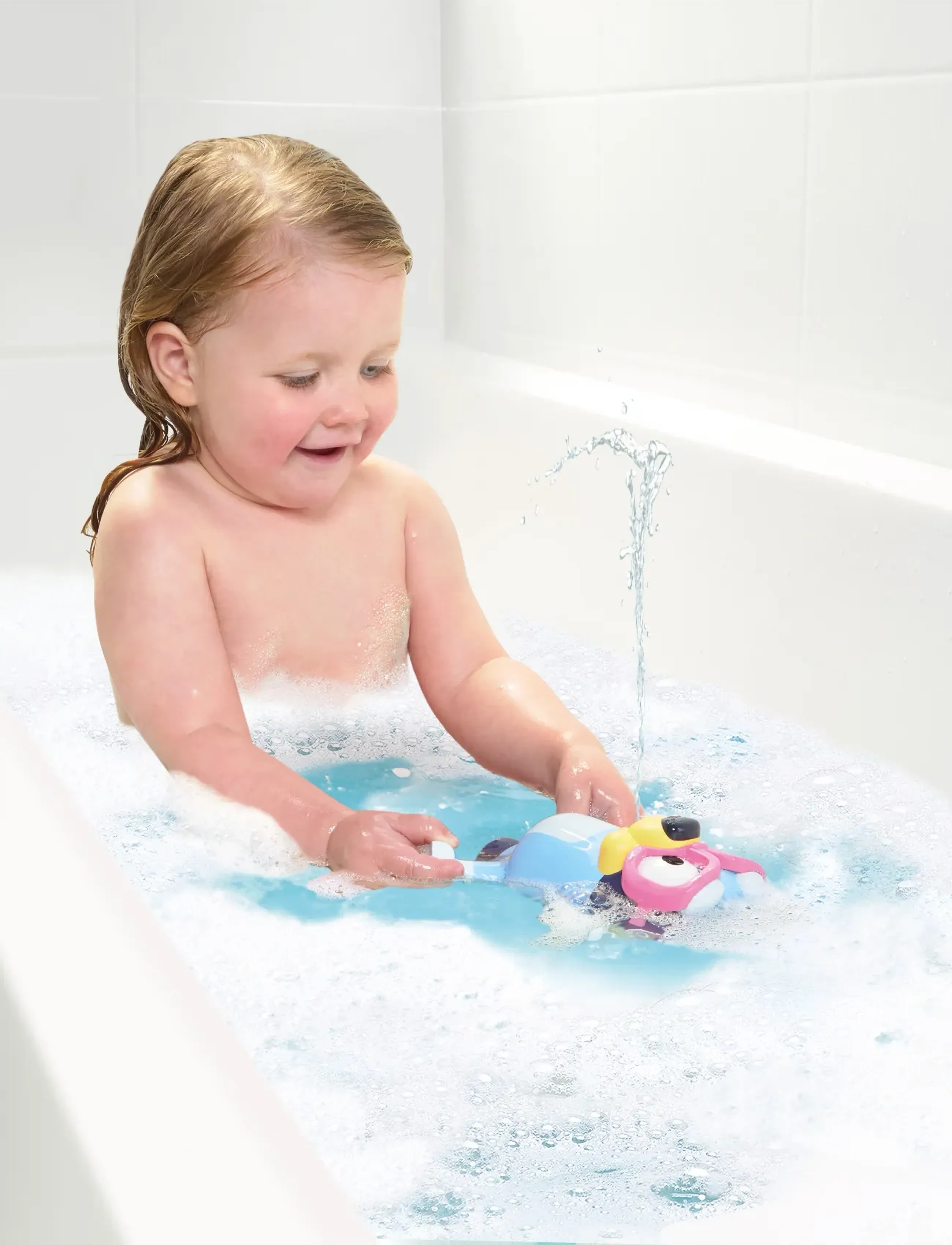 TOMY Toomies Swim School Bluey, One Size, Blue, Bath & Water Legetøj > Bath Legetøj, Børn