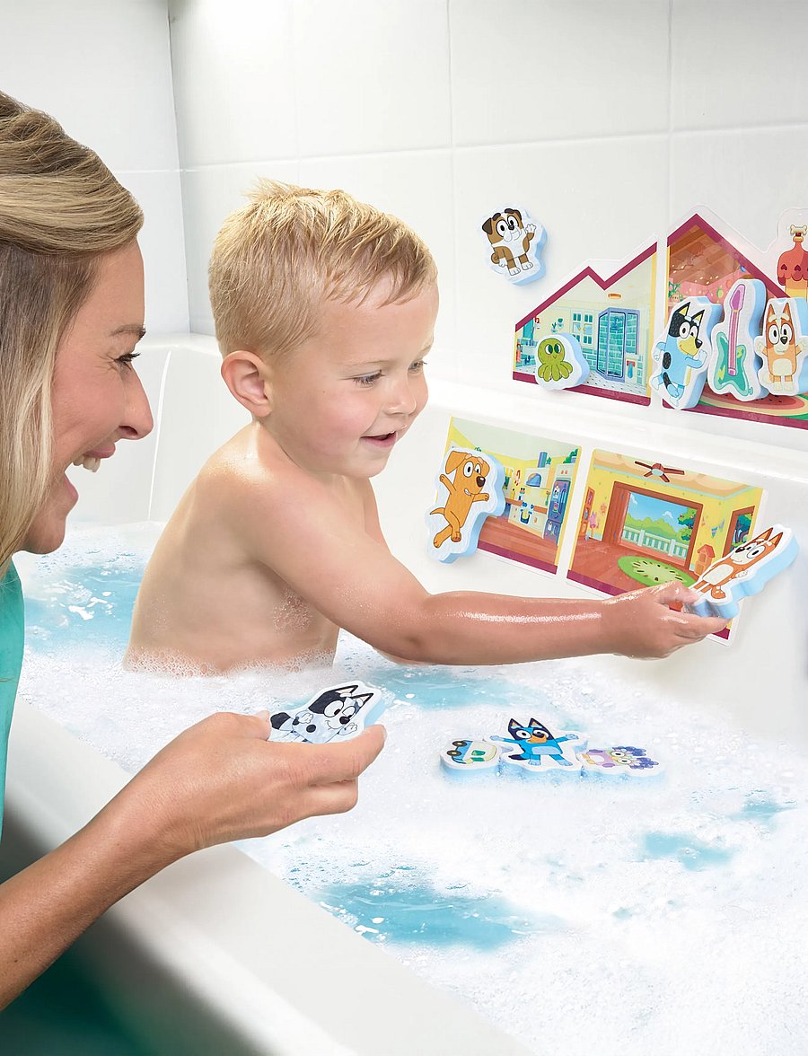 TOMY - Toomies Bluey’s House Bath Stickers - bada - multi - 0