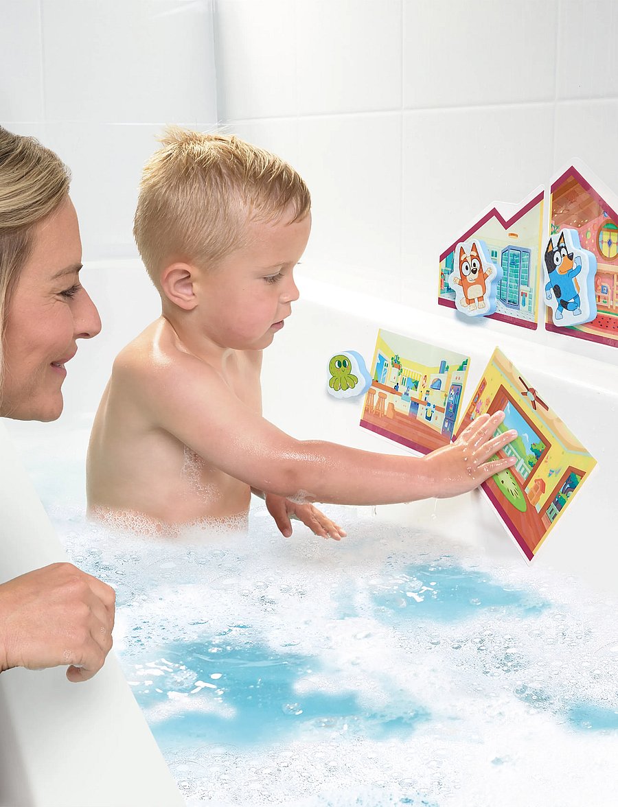 TOMY - Toomies Bluey’s House Bath Stickers - bada - multi - 3