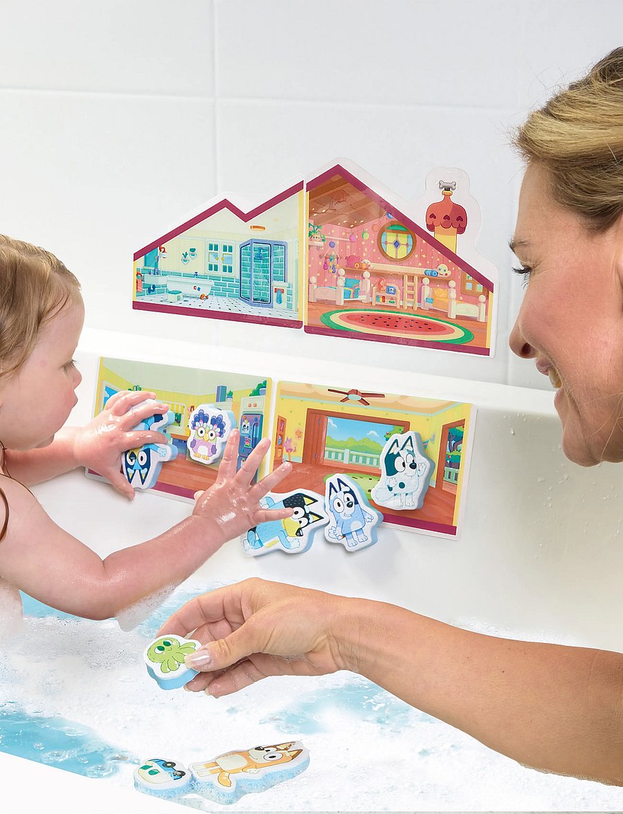 TOMY - Toomies Bluey’s House Bath Stickers - bada - multi - 4