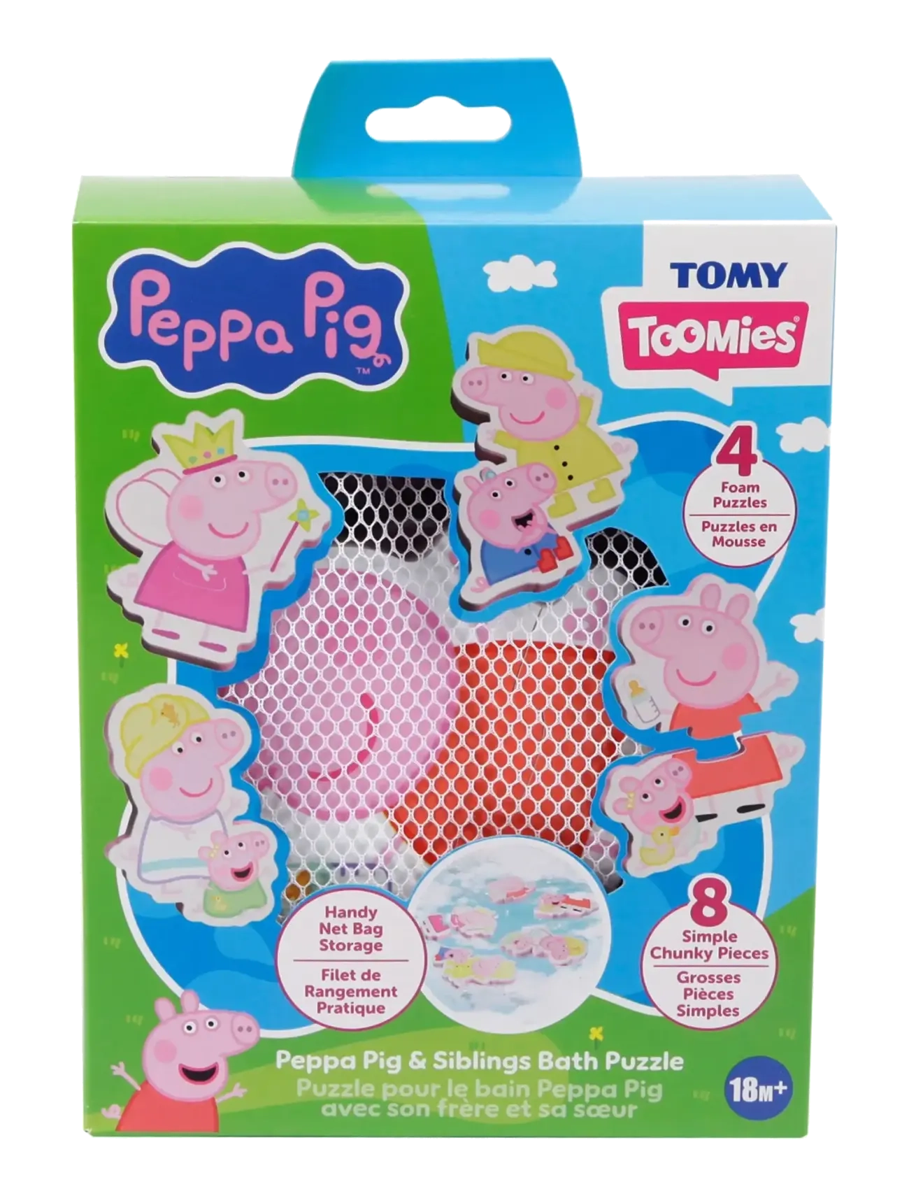 TOMY Toomies Peppa Pig Bath Puzzle - Leksaker - MULTI / multi