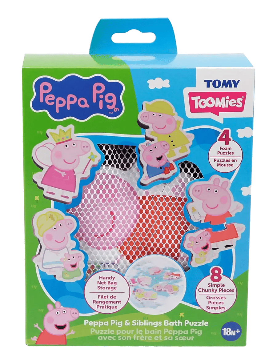 TOMY - Toomies Peppa Pig Bath Puzzle - bada - multi - 1