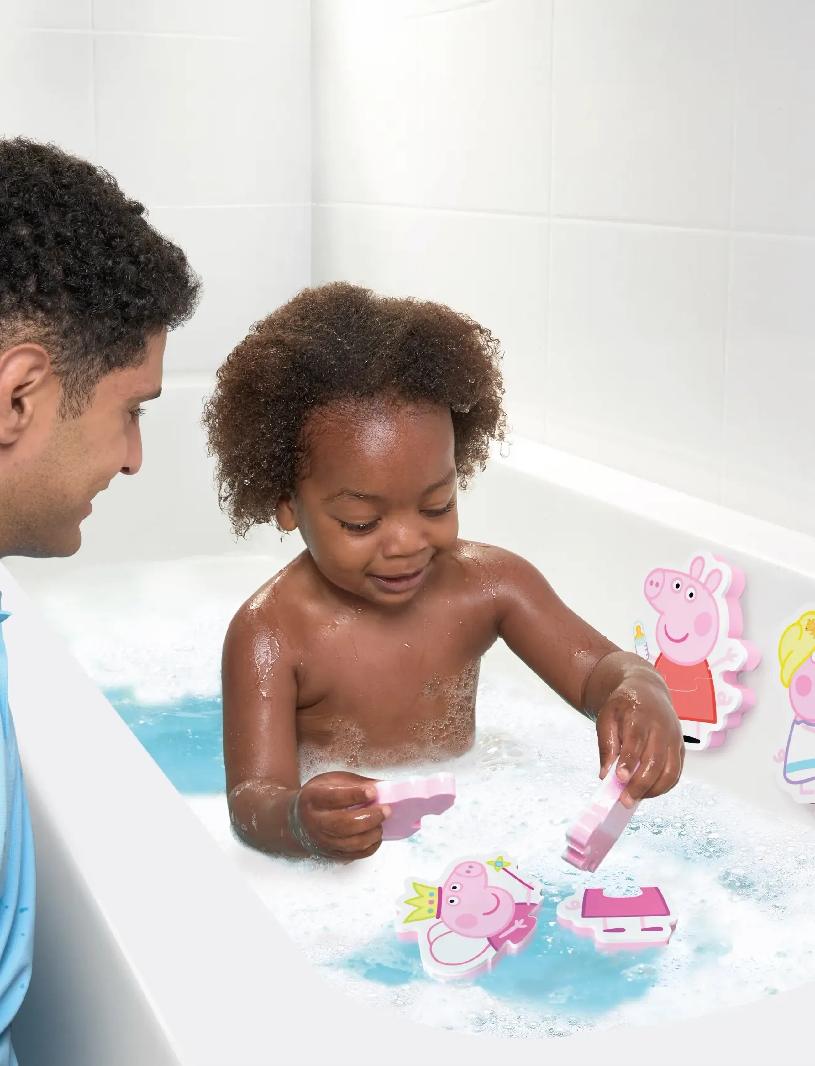 TOMY - Toomies Peppa Pig Bath Puzzle - bada - multi - 0