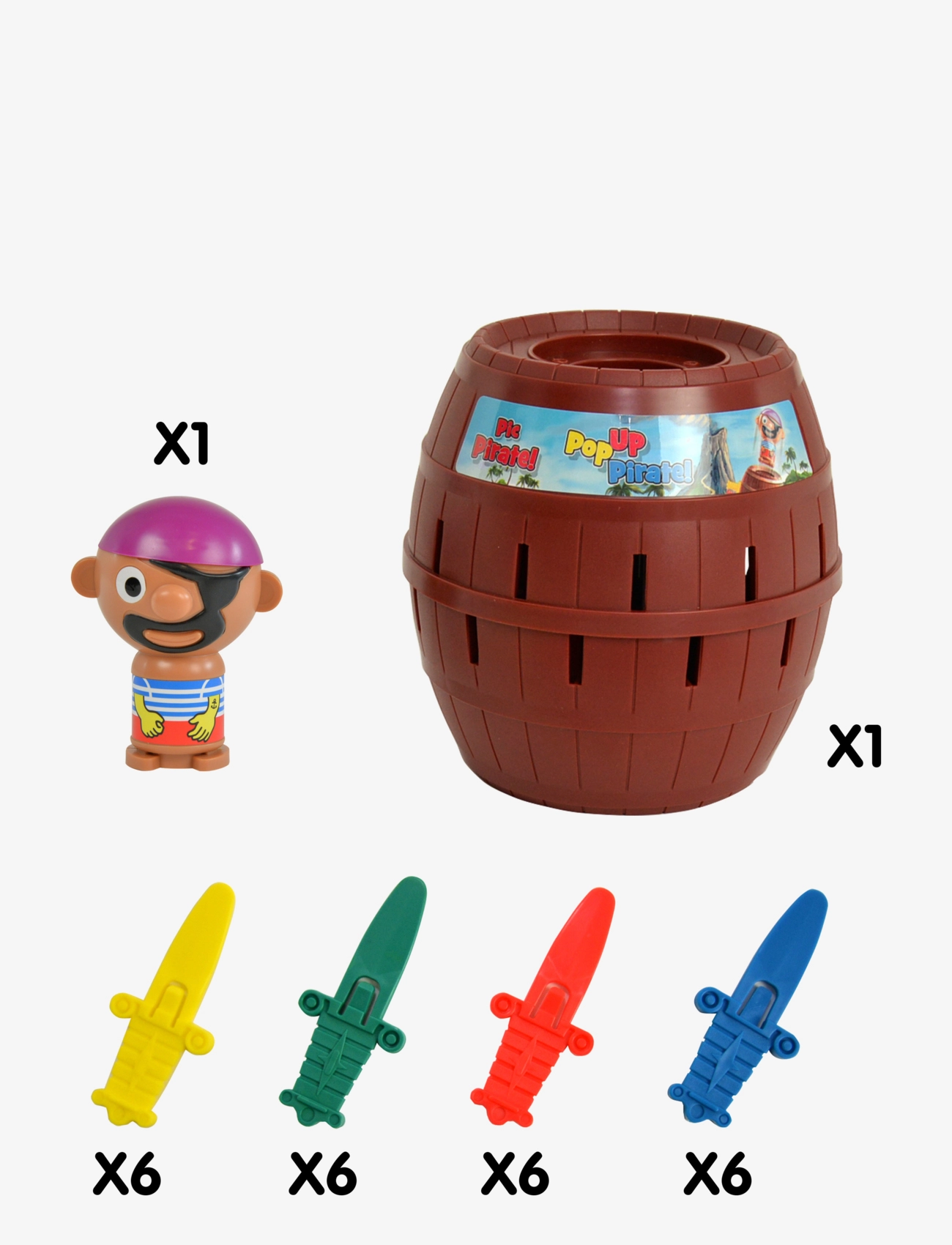 TOMY - Pop-Up Pirate - aktivitetsspill - multi - 1