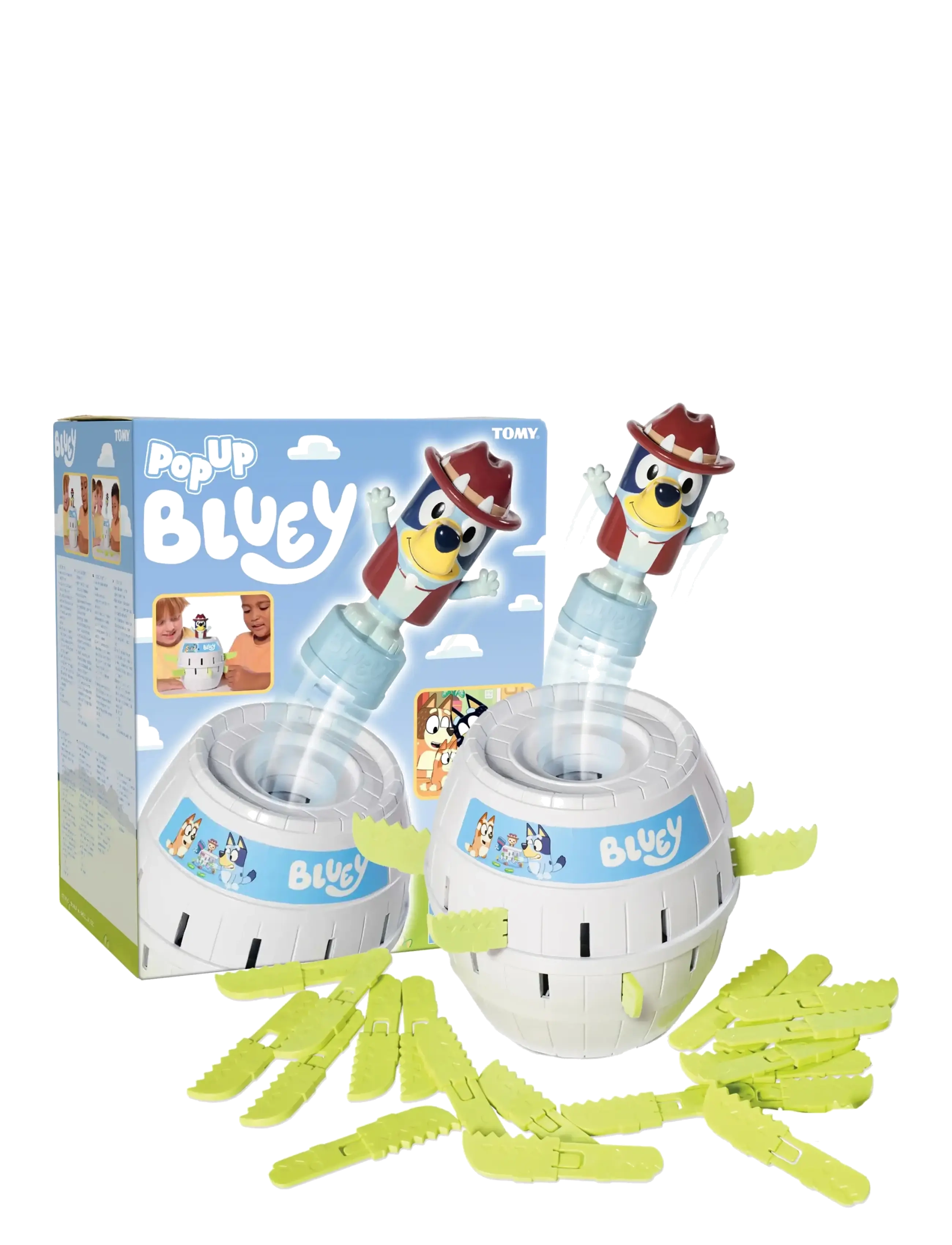 TOMY Pop-Up Bluey - Brætspil - MULTI / multi