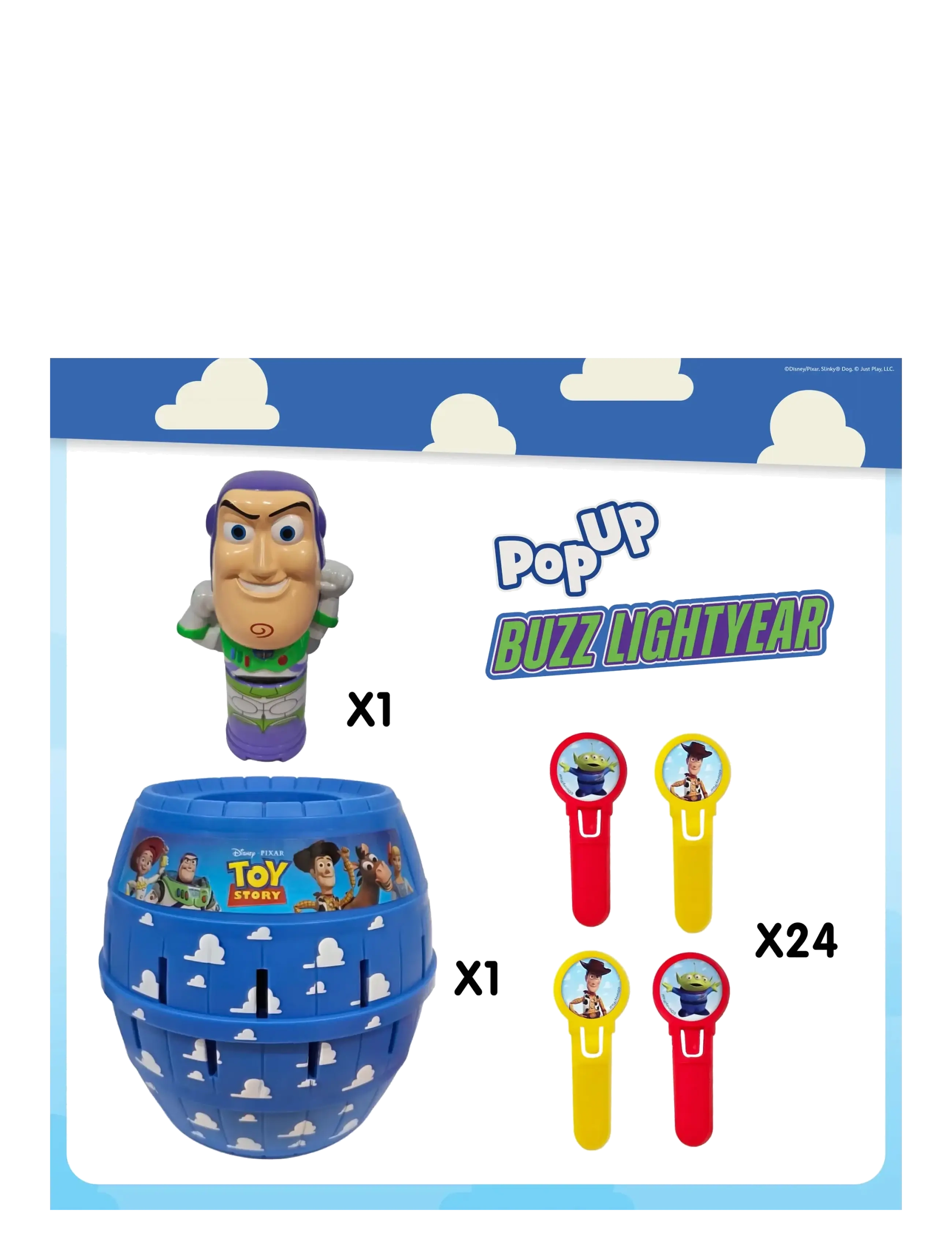 TOMY - Pop-Up Buzz Lightyear - aktiva spel - multi - 3