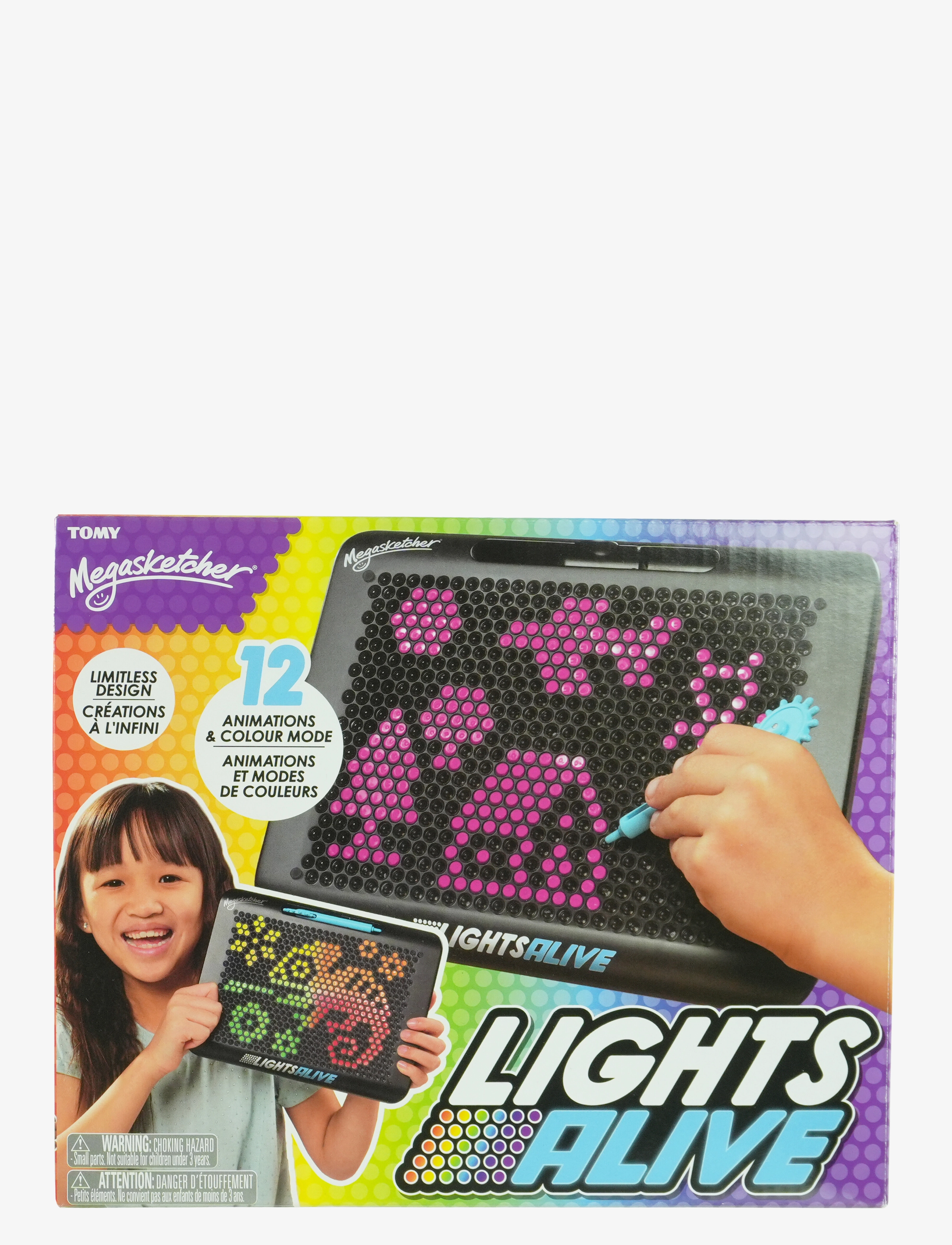 TOMY Megasketcher Lights Alive, Børn, Drawing Boards, Multi/mønstret, Str: ONE SIZE