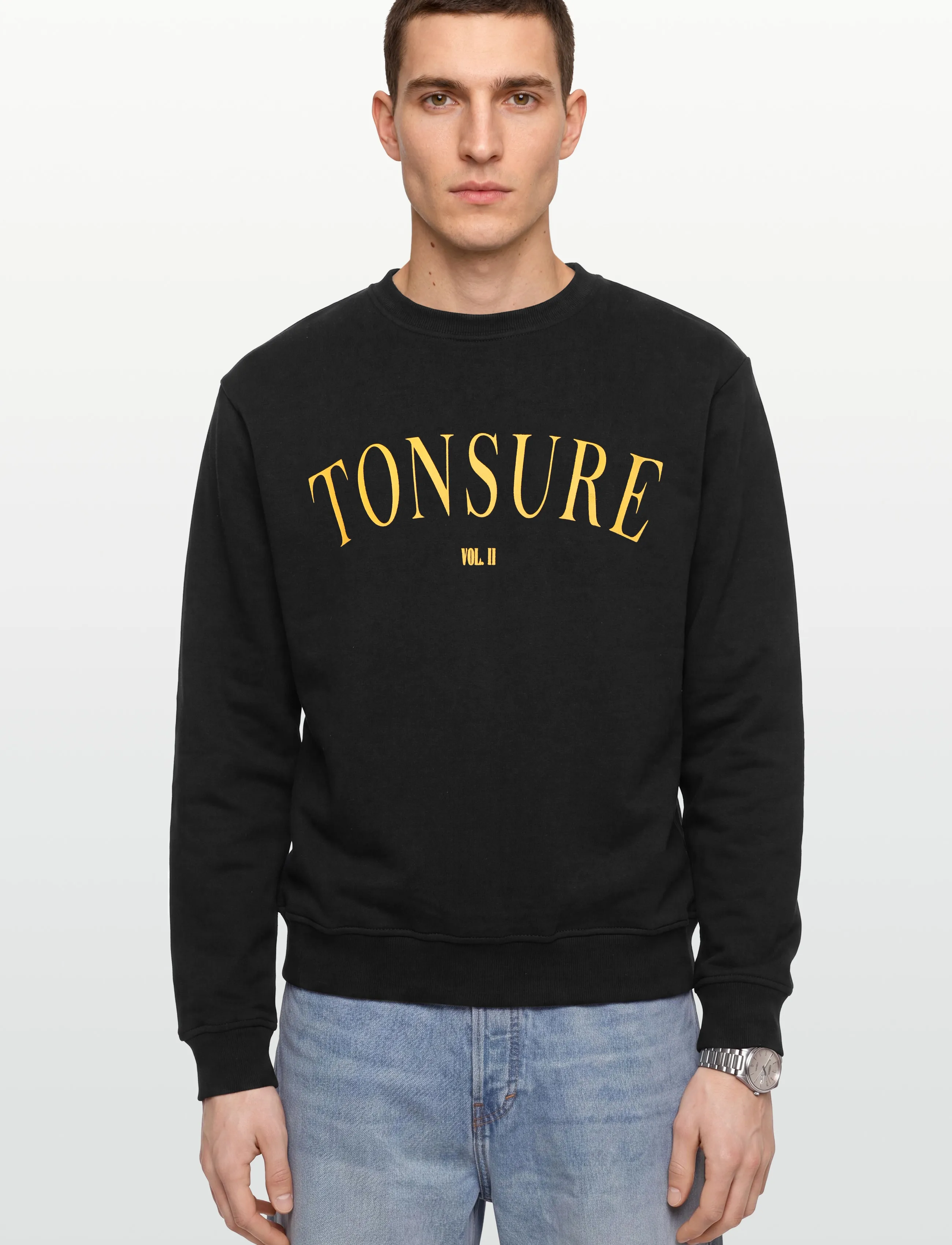 Tonsure - Liam sweatshirt - sweatshirts - black - 3