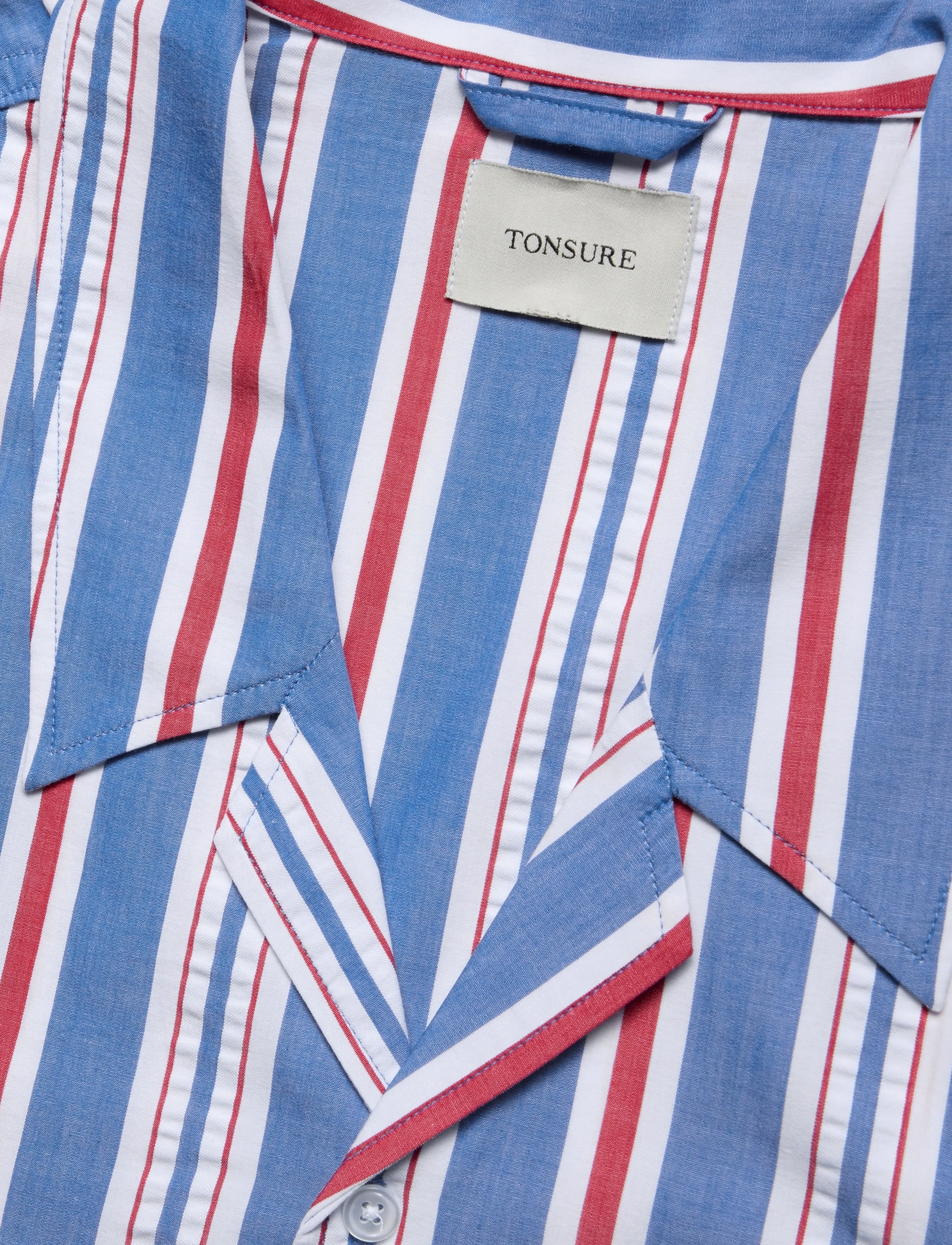 Tonsure - Sage Camp collar shirt - vabaajasärgid - multicolored - 5