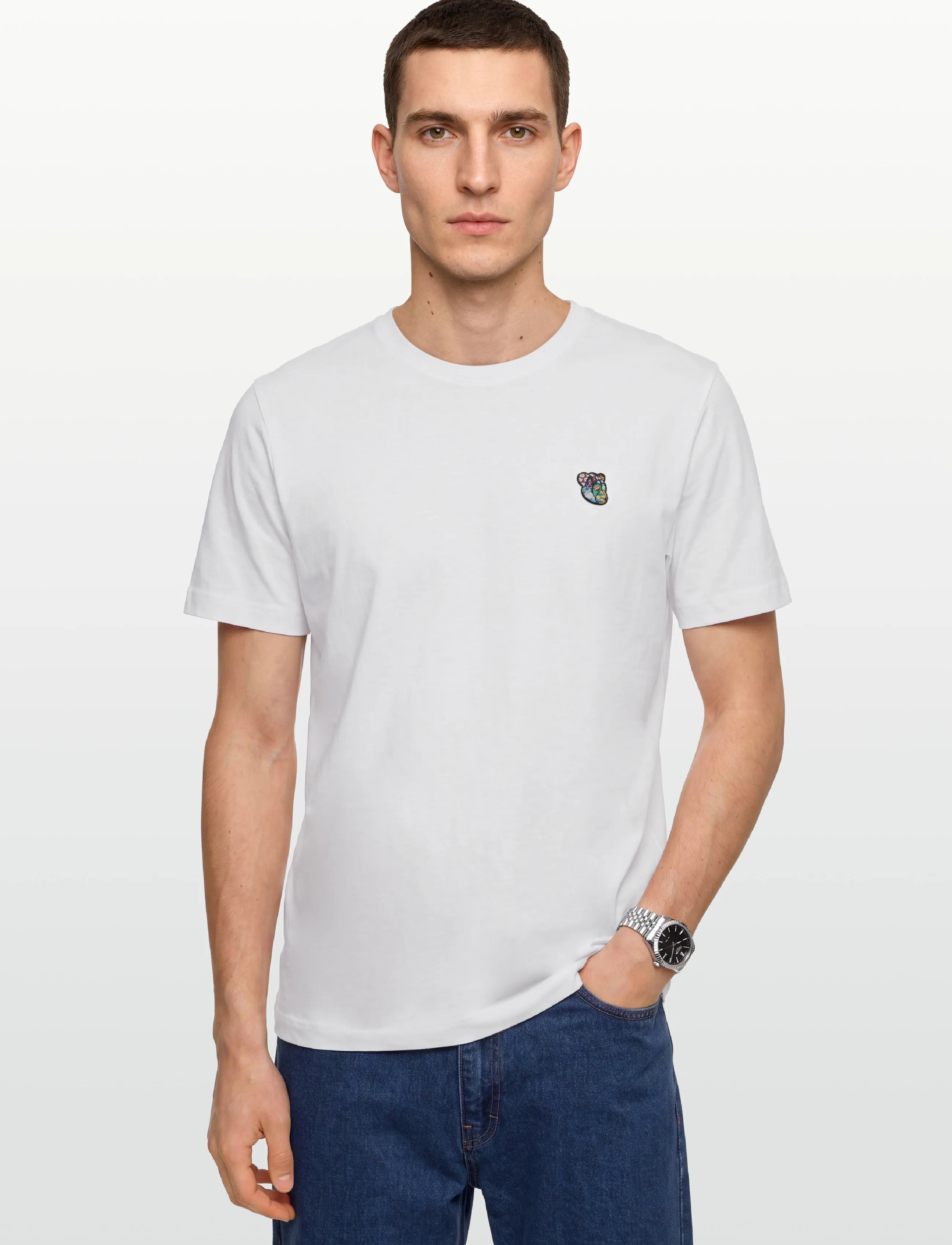 Tonsure - David LS t-shirt - kurzärmelige - white - 3