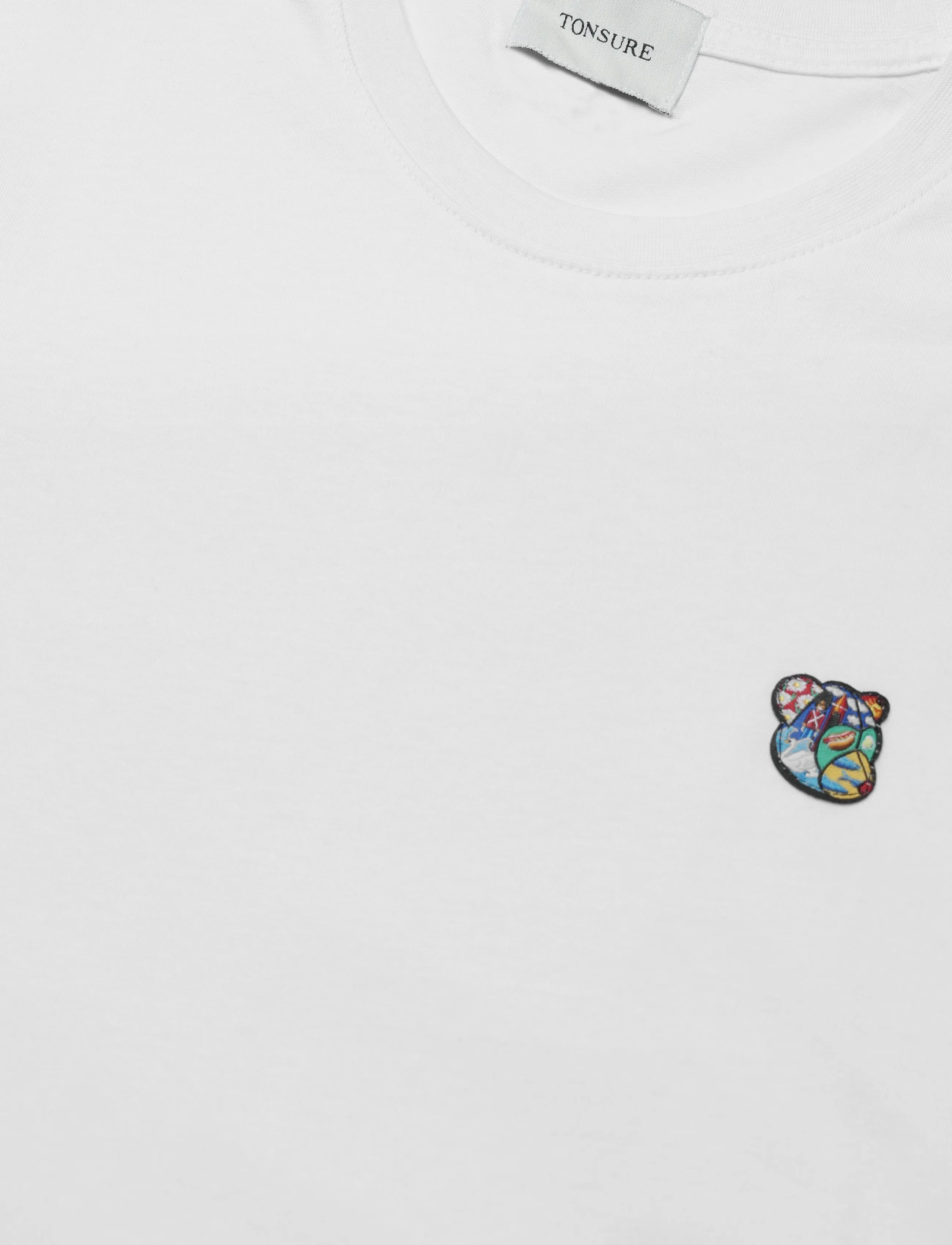 Tonsure - David LS t-shirt - kurzärmelige - white - 5